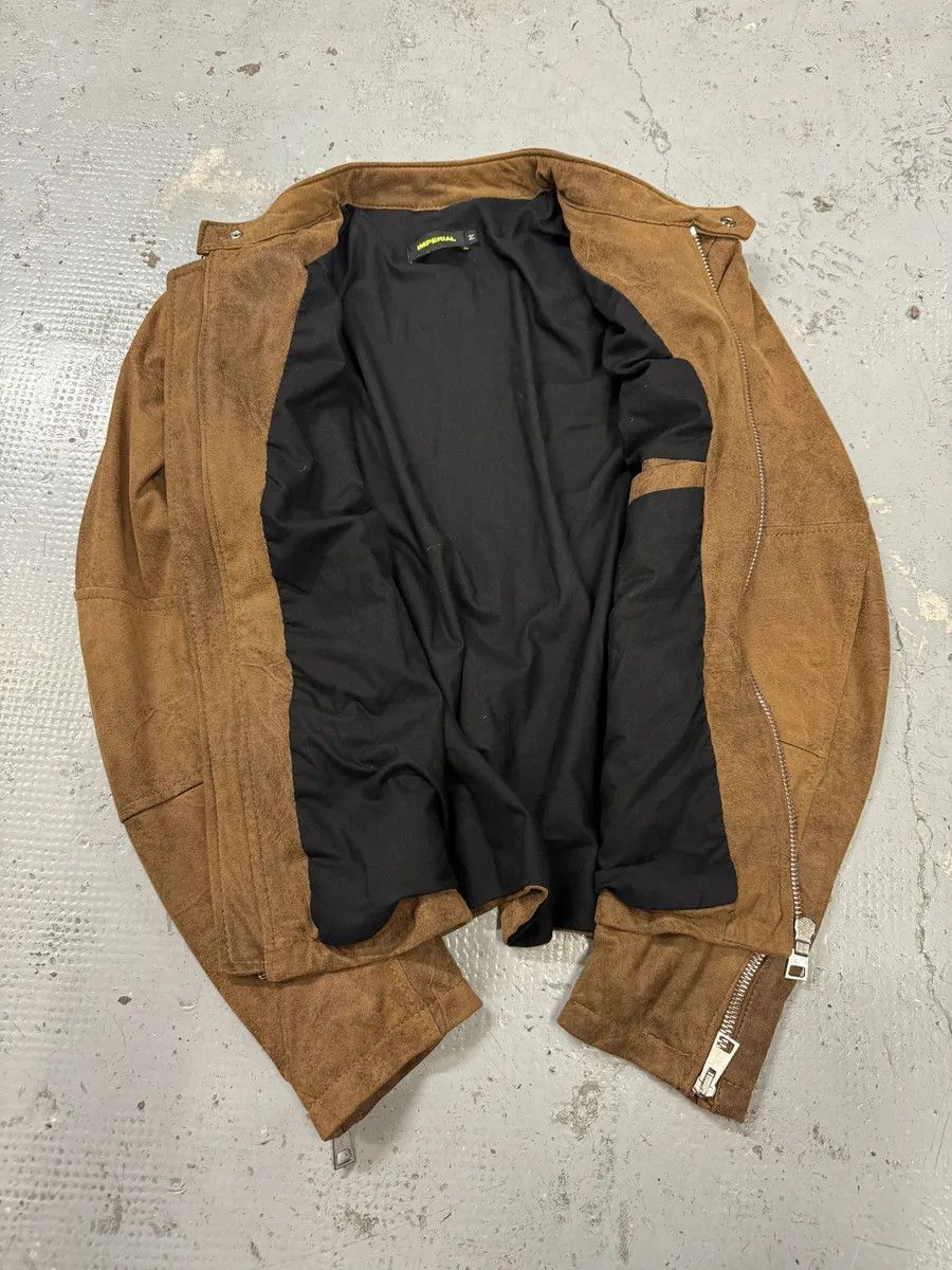 Imperial 2000s Imperial Biker Raw Brown Leather Jacket Size US M / EU 48-50 / 2 - 5 Thumbnail