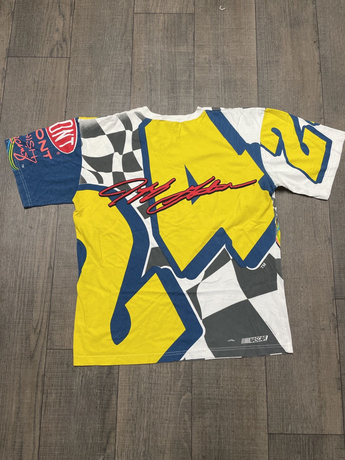 Vintage Jeff Gordon Racing Tee Size US XL / EU 56 / 4 - 3 Thumbnail