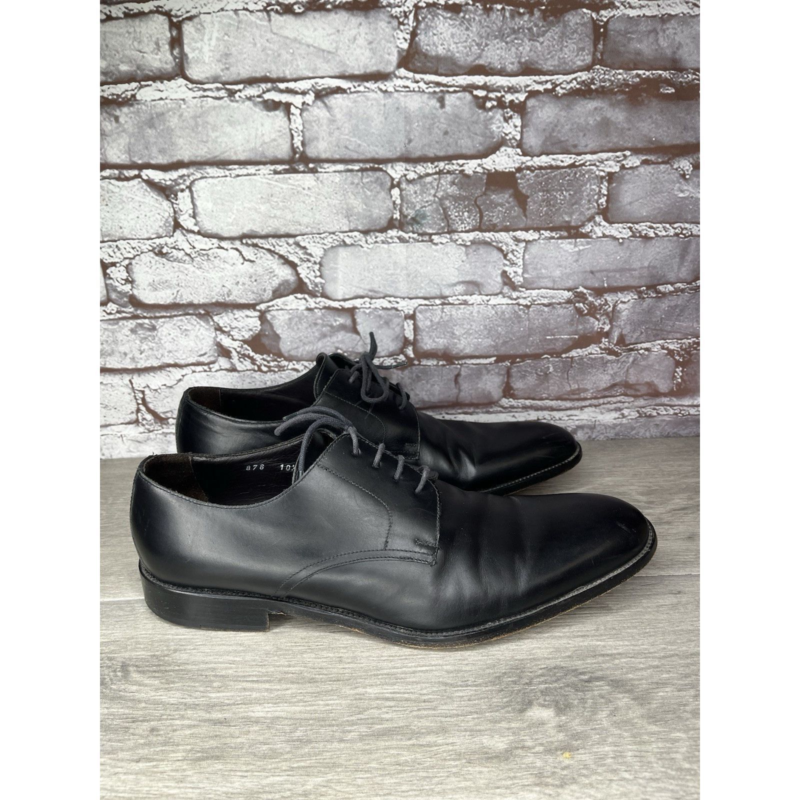 To Boot New York To Boot New York Adam Derrick Black Leather Derby Dress Shoe Size US 10.5 / EU 43-44 - 17 Thumbnail
