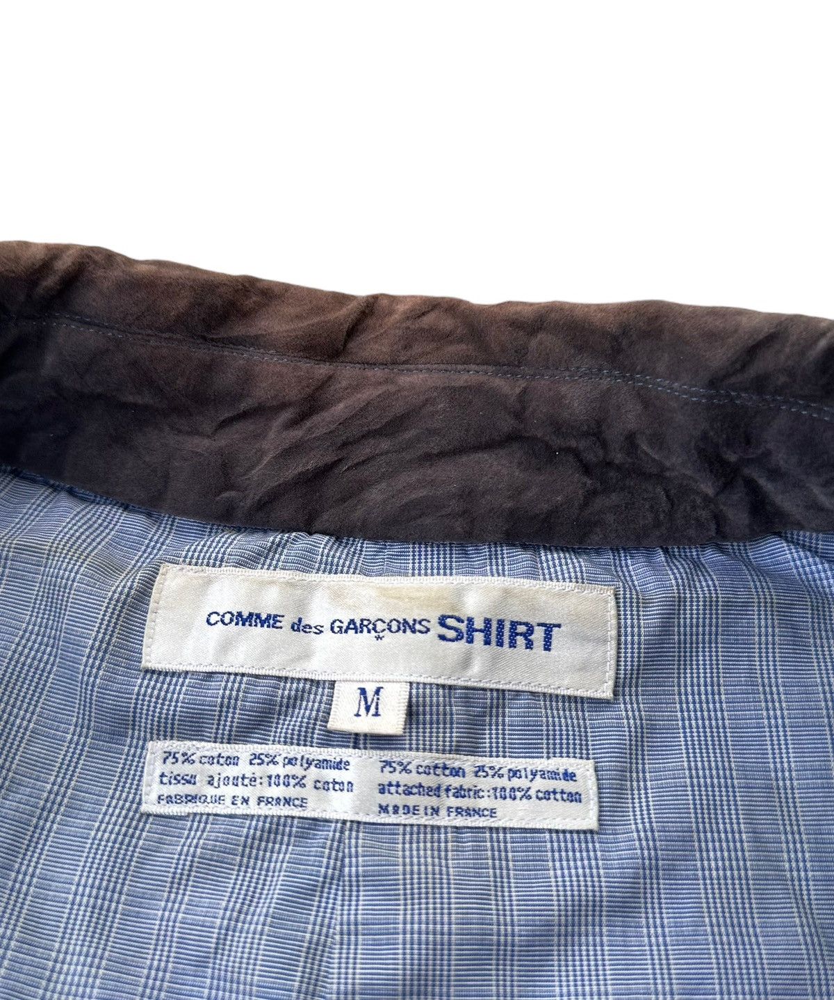 Comme des Garcons Comme des garcons shirt velvet zipper jacket Size US M / EU 48-50 / 2 - 3 Thumbnail