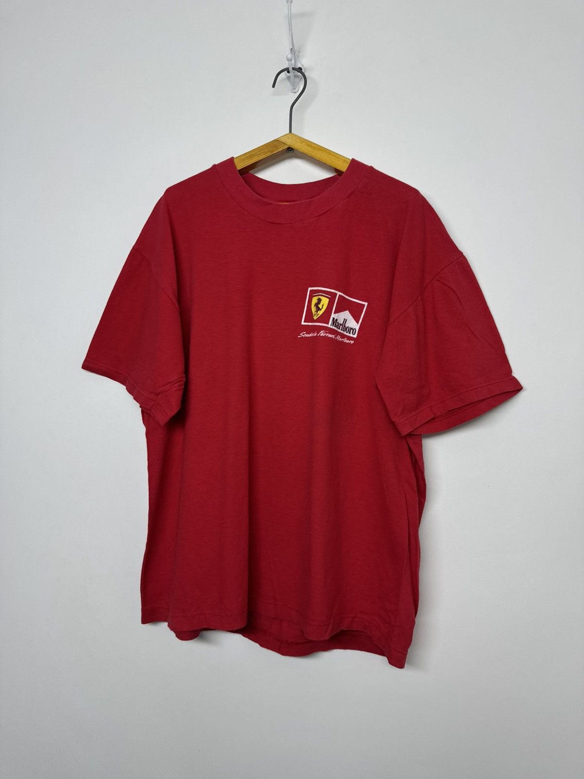 Hanes Vintage Ferrari Marlboro Men Racing T-Shirt 90’s Size US L / EU 52-54 / 3 - 3 Thumbnail