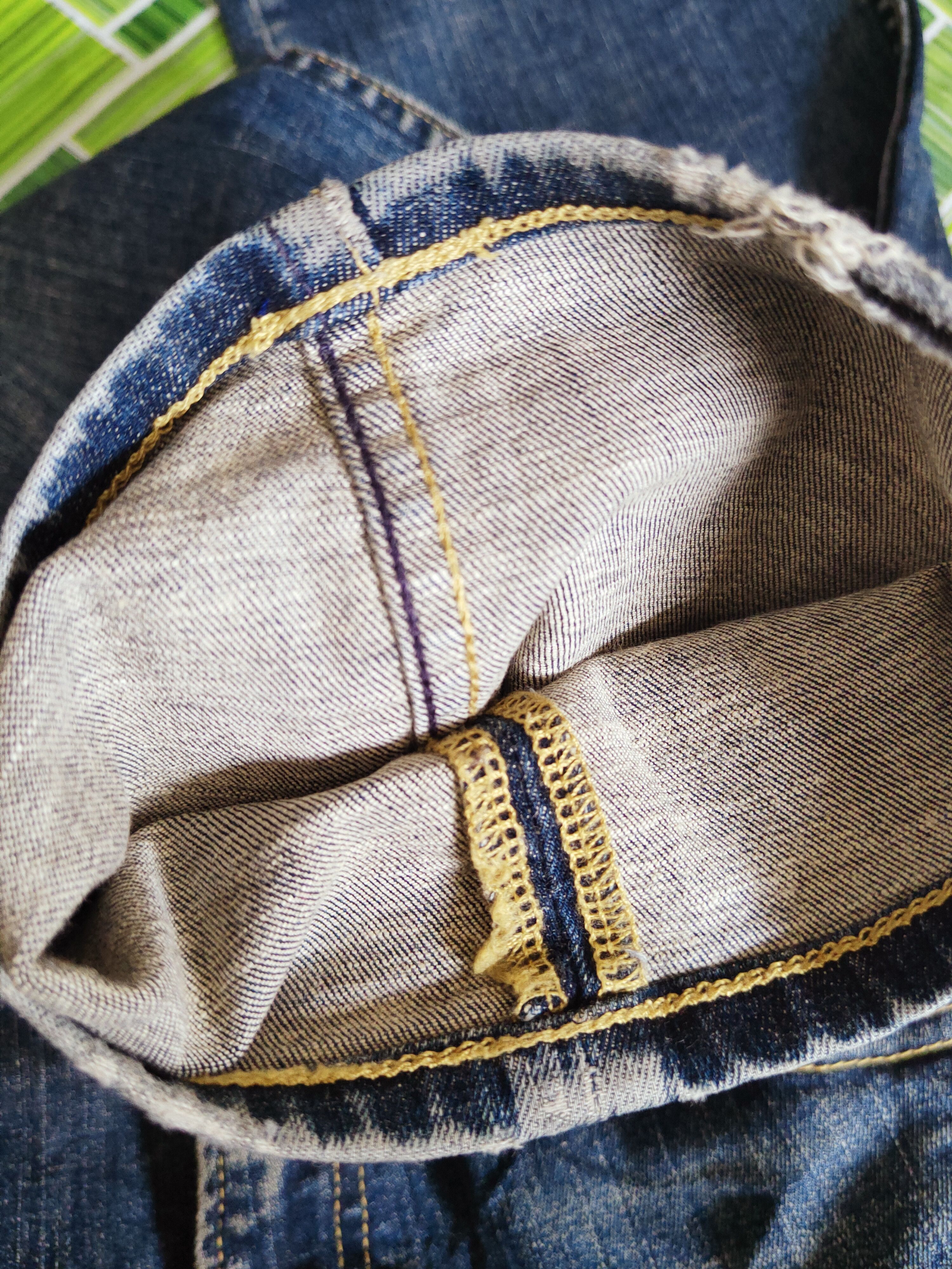 Japanese Brand Japanese Brand Dark Blue Faded Ripped Jeans #S2735 Size US 32 / EU 48 - 13 Thumbnail