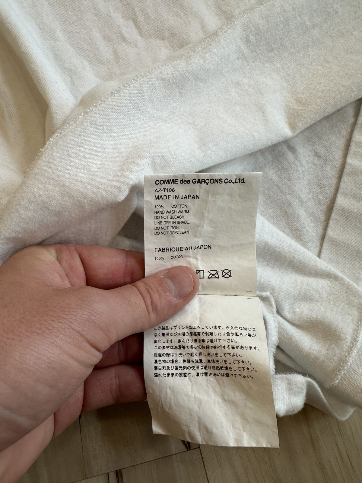 Comme des Garcons PLAY Comme des Garcons Men's Play T-Shirt Size XL Size US XL / EU 56 / 4 - 6 Thumbnail