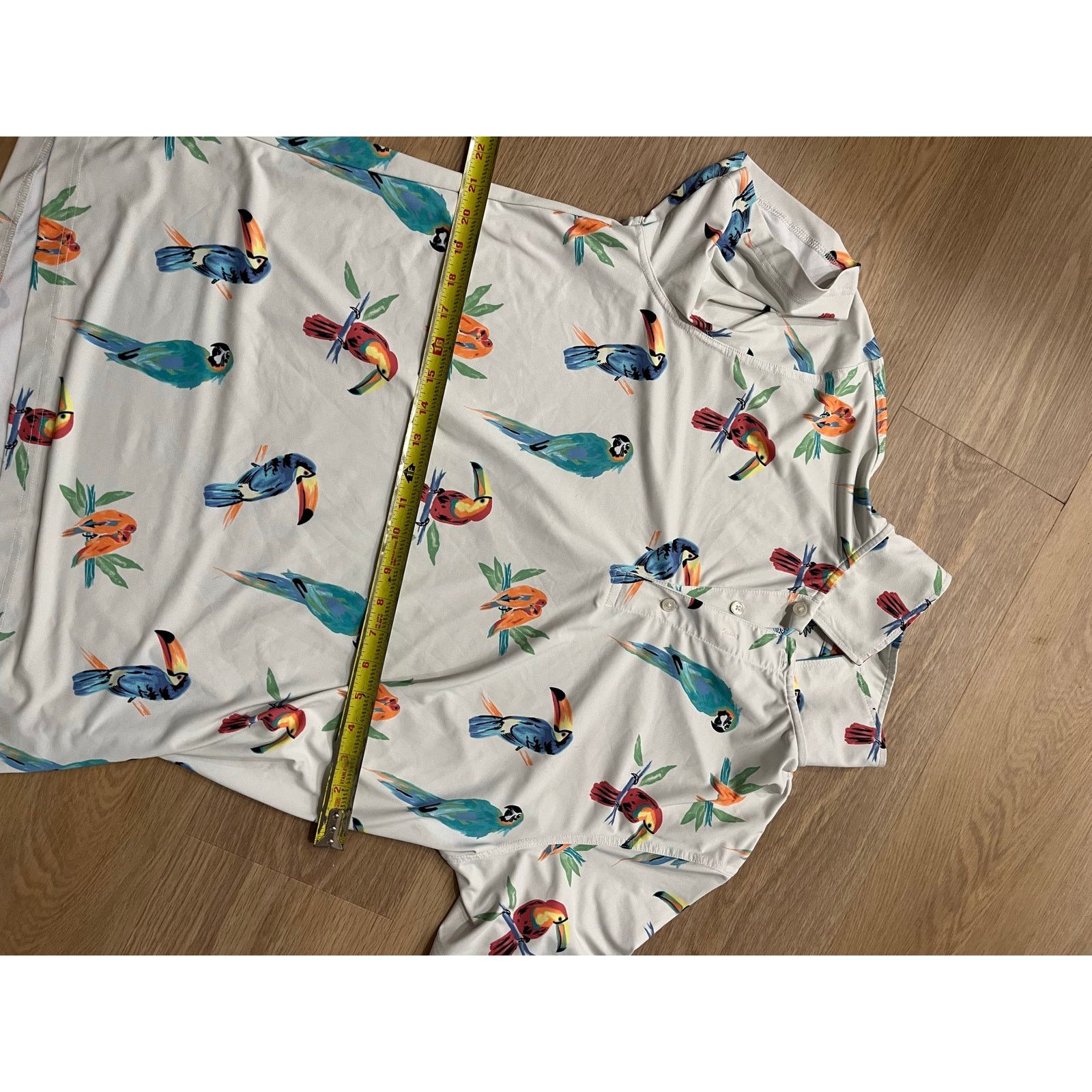 Chubbies Chubbies Shirt Mens m White Performance Polo Golf Size US M / EU 48-50 / 2 - 3 Thumbnail