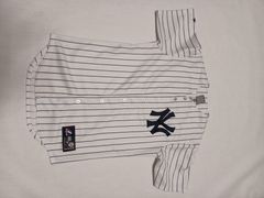 New York Yankees: Mark Teixeira 2009 White Pinstripe Majestic Stitched  Jersey