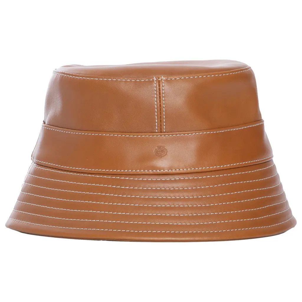 o1v3rcll0525 Size: S / Leather Hat / Cap in Brown
