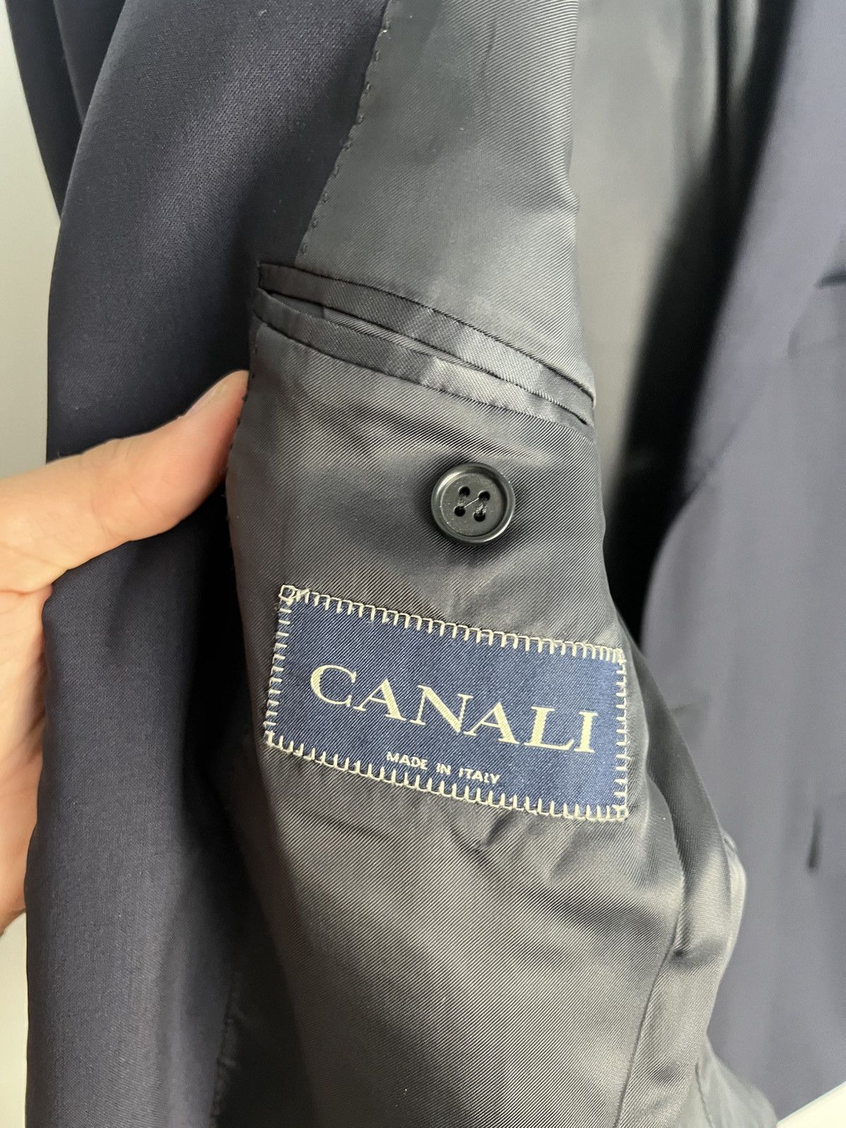Canali Canali Blazer Wool Linen Jacket Size 52R - 7 Thumbnail