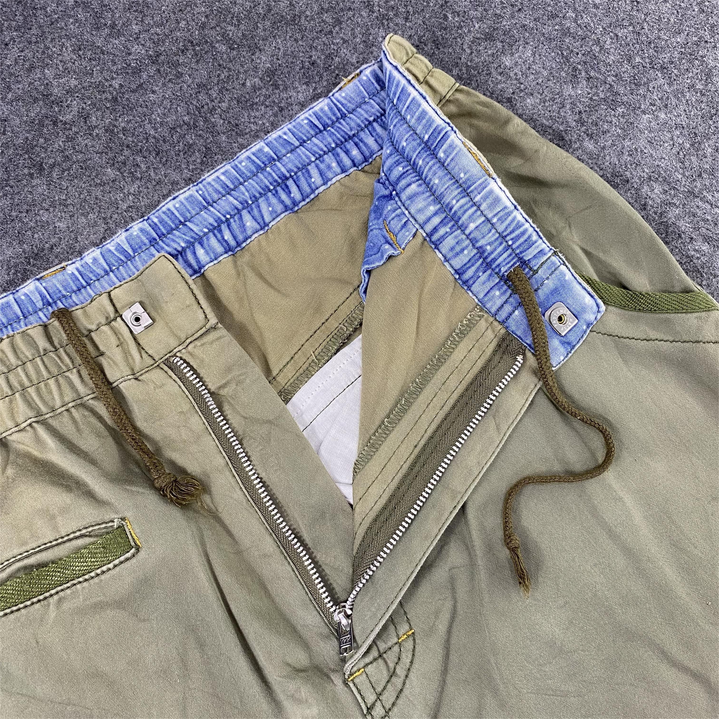 Japanese Brand × Vintage BLUE CROSS FADED GREEN CARGO PANTS -C026 Size US 32 / EU 48 - 10 Thumbnail