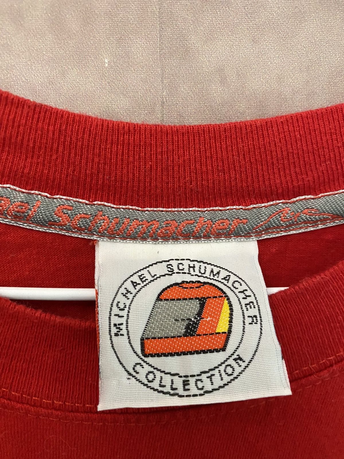 Vintage Vintage 90s F1 Michael Schumacher World Formula T-Shirt Size US XL / EU 56 / 4 - 3 Thumbnail