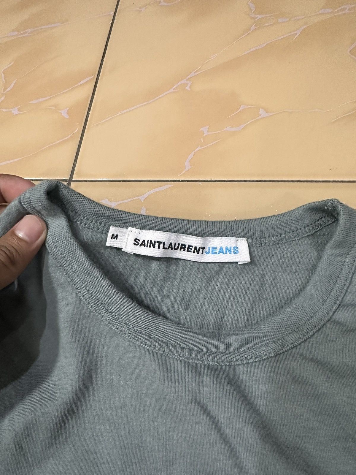 Saint Laurent Paris Saint Lauren Reverse Tshirt Size US M / EU 48-50 / 2 - 3 Thumbnail