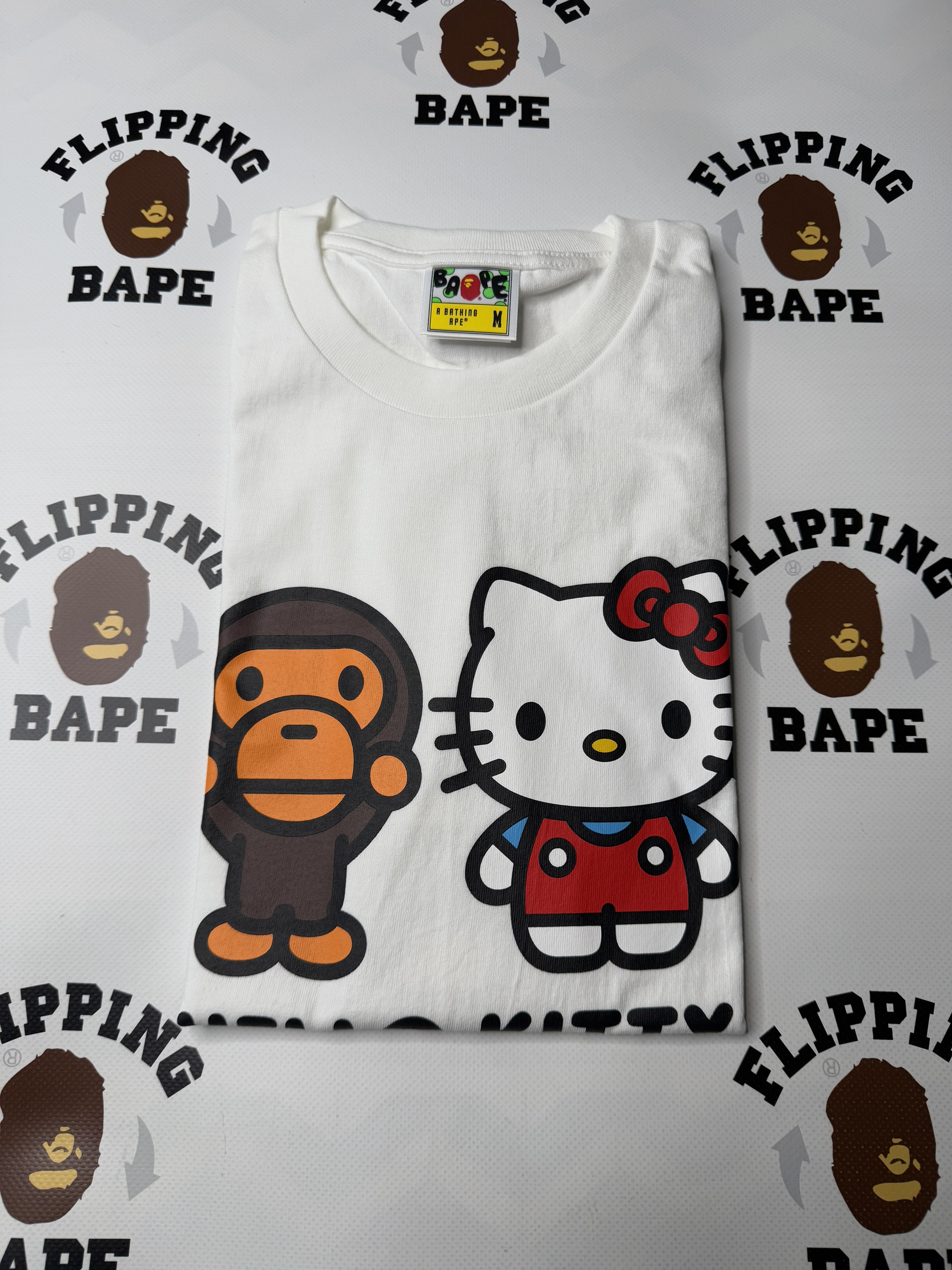 Bape BAPE BABY MILO X HELLO KITTY TEE Size US M / EU 48-50 / 2 - 7 Thumbnail