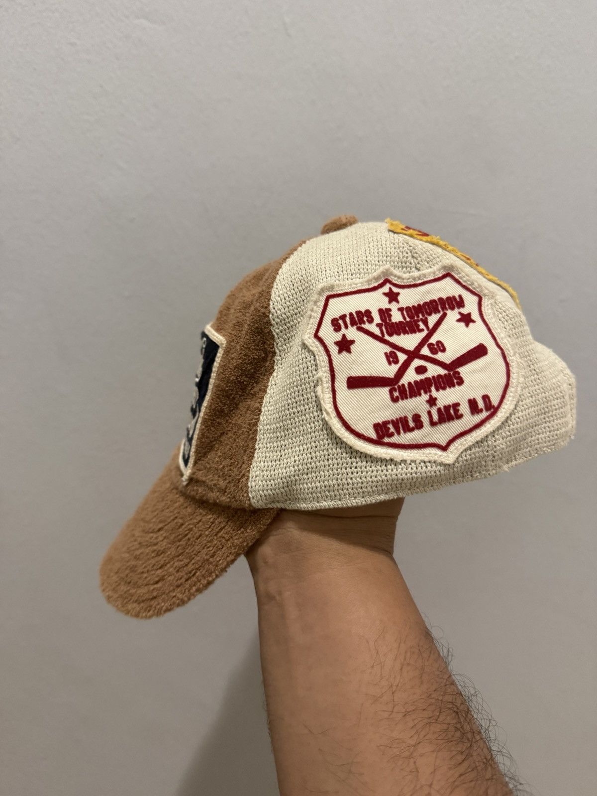 Japanese Brand Vintage Denim Dungaree Kapital Trucker Hat Size 54-58cm Size ONE SIZE - 3 Thumbnail
