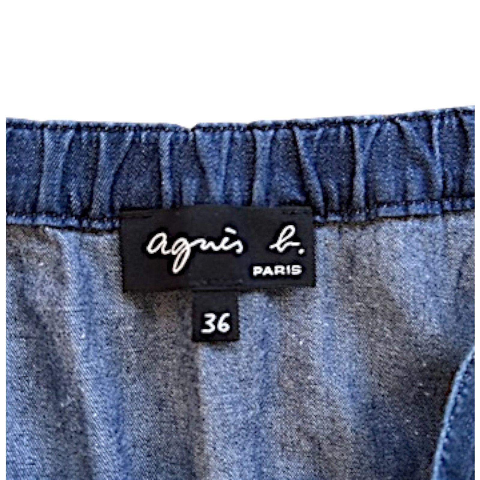 agnes b. Agnes B. Paris Denim Drop Crotch Jorts Size 38 Size 27" / US 4 / IT 40 - 7 Thumbnail