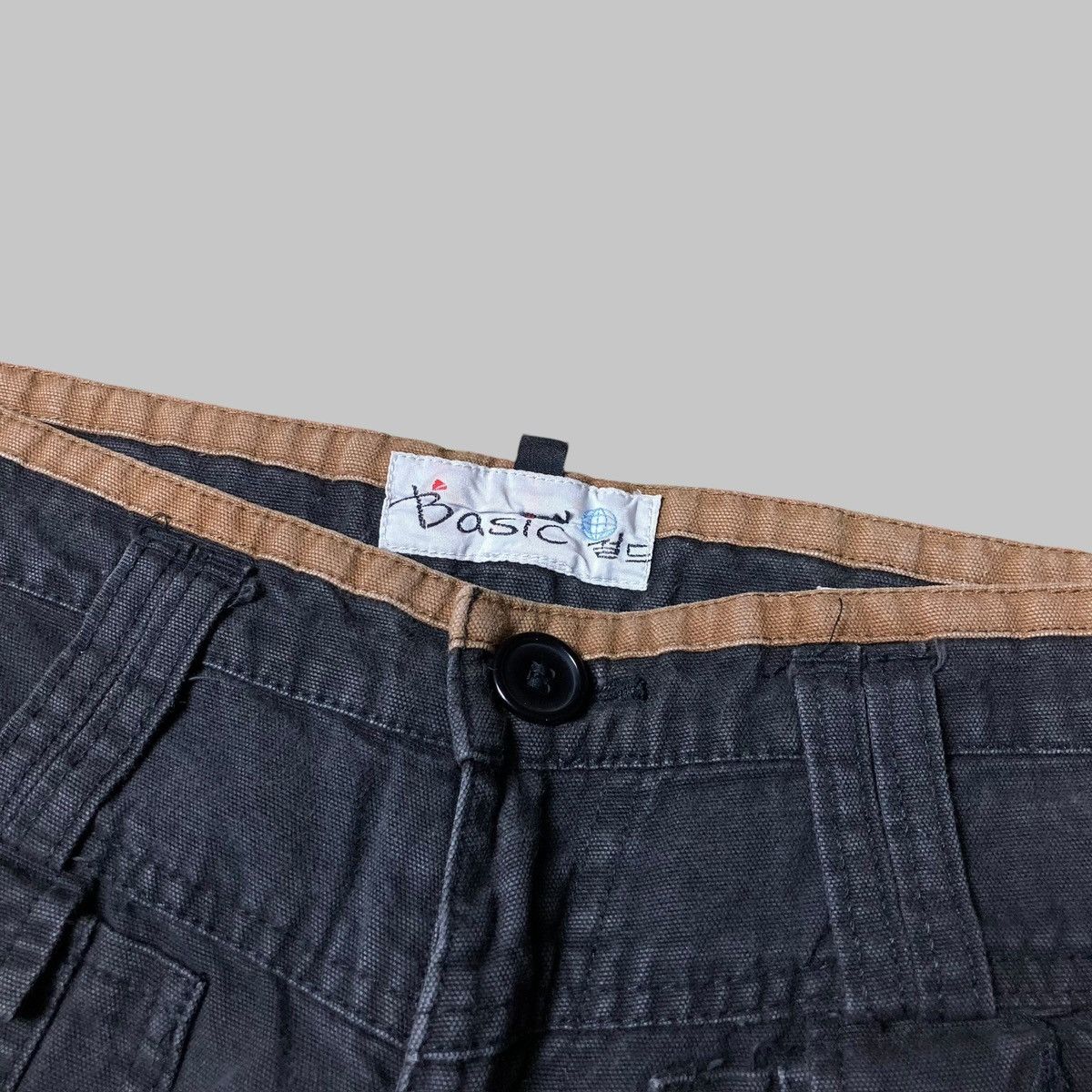 Hysteric Glamour × Japanese Brand BASIC BRAND Cargo Bondage Baggy Wash Pants Size US 28 / EU 44 - 5 Thumbnail