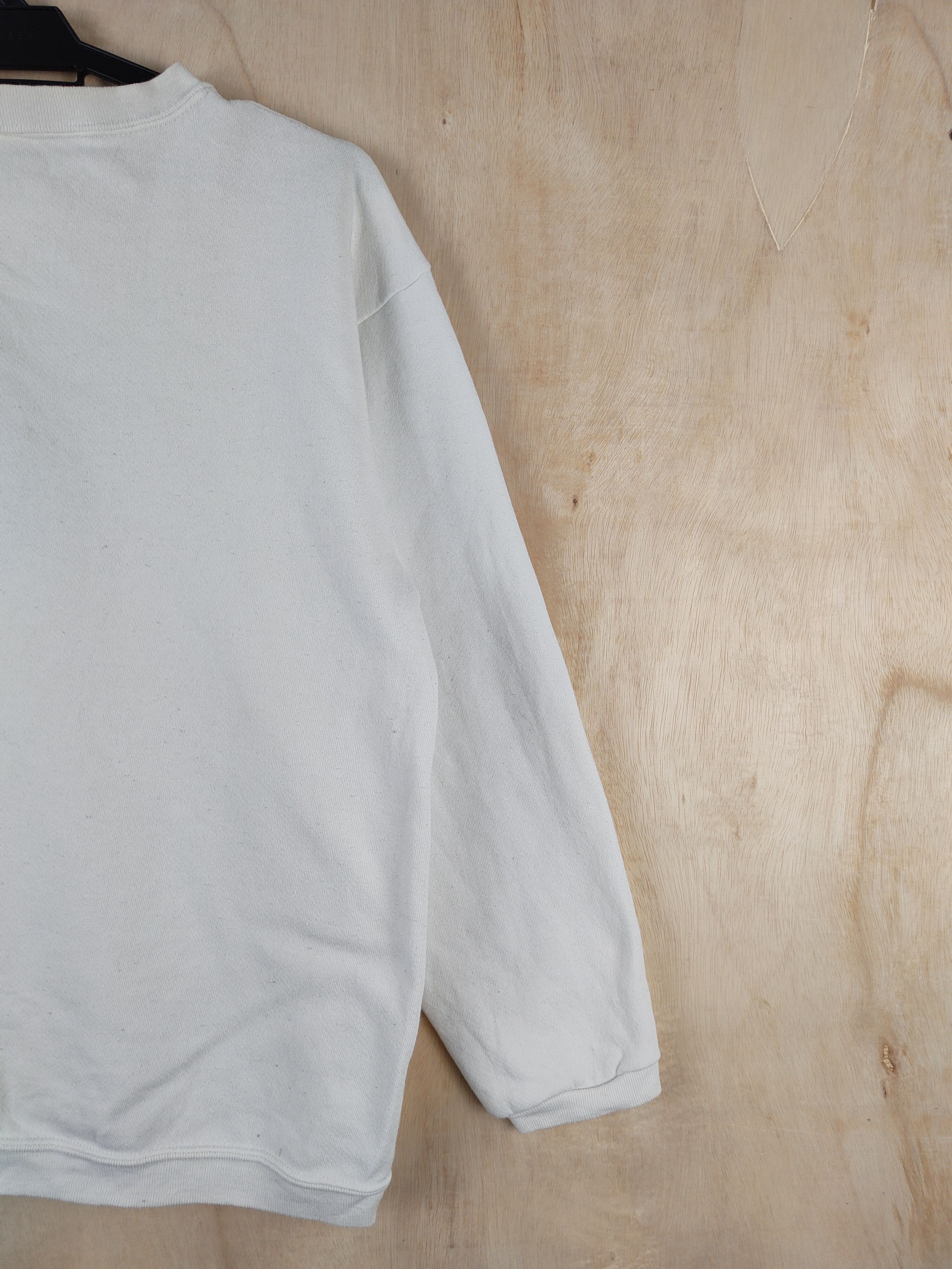 Georges Marciano Guess Georges Marciano vintage White Sweatshirts #S2468 Size M / US 6-8 / IT 42-44 - 10 Thumbnail