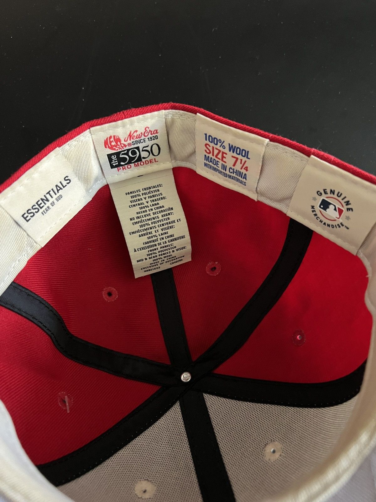Fear of God × New Era MLB Fear of God New Era Red Fitted 7 1/4 Size ONE SIZE - 4 Thumbnail