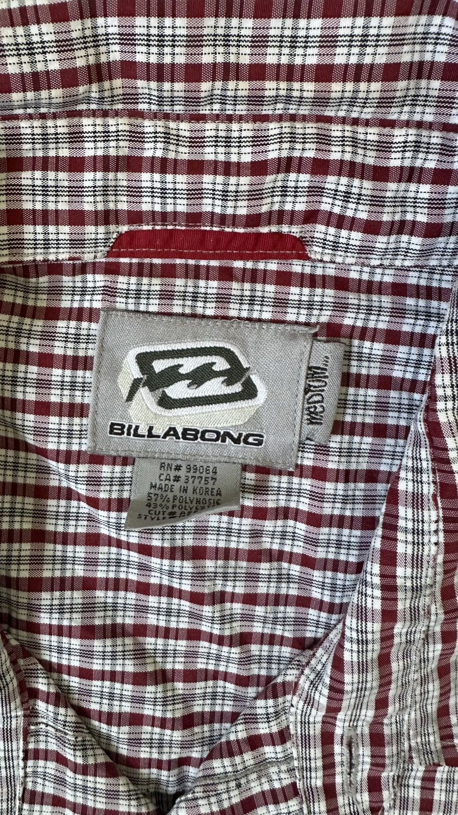 Billabong VINTAGE Y2K BILLABONG CHECKERED SHIRT Size US L / EU 52-54 / 3 - 7 Thumbnail
