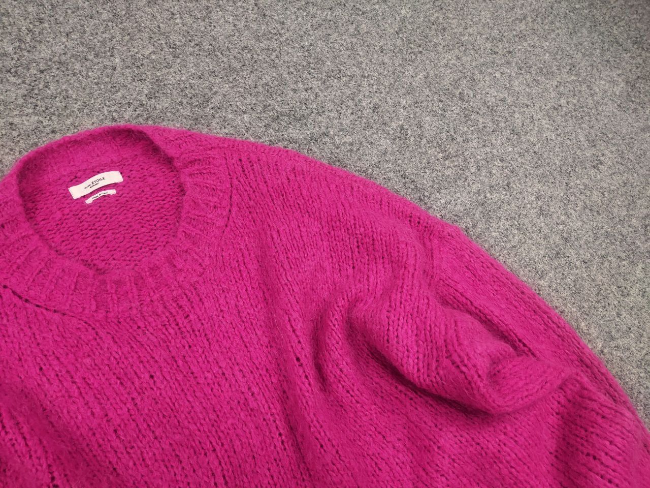Isabel Marant Isabel Marant Etoile Sayers Pink Knit Oversized Sweater Size L / US 10 / IT 46 - 7 Thumbnail