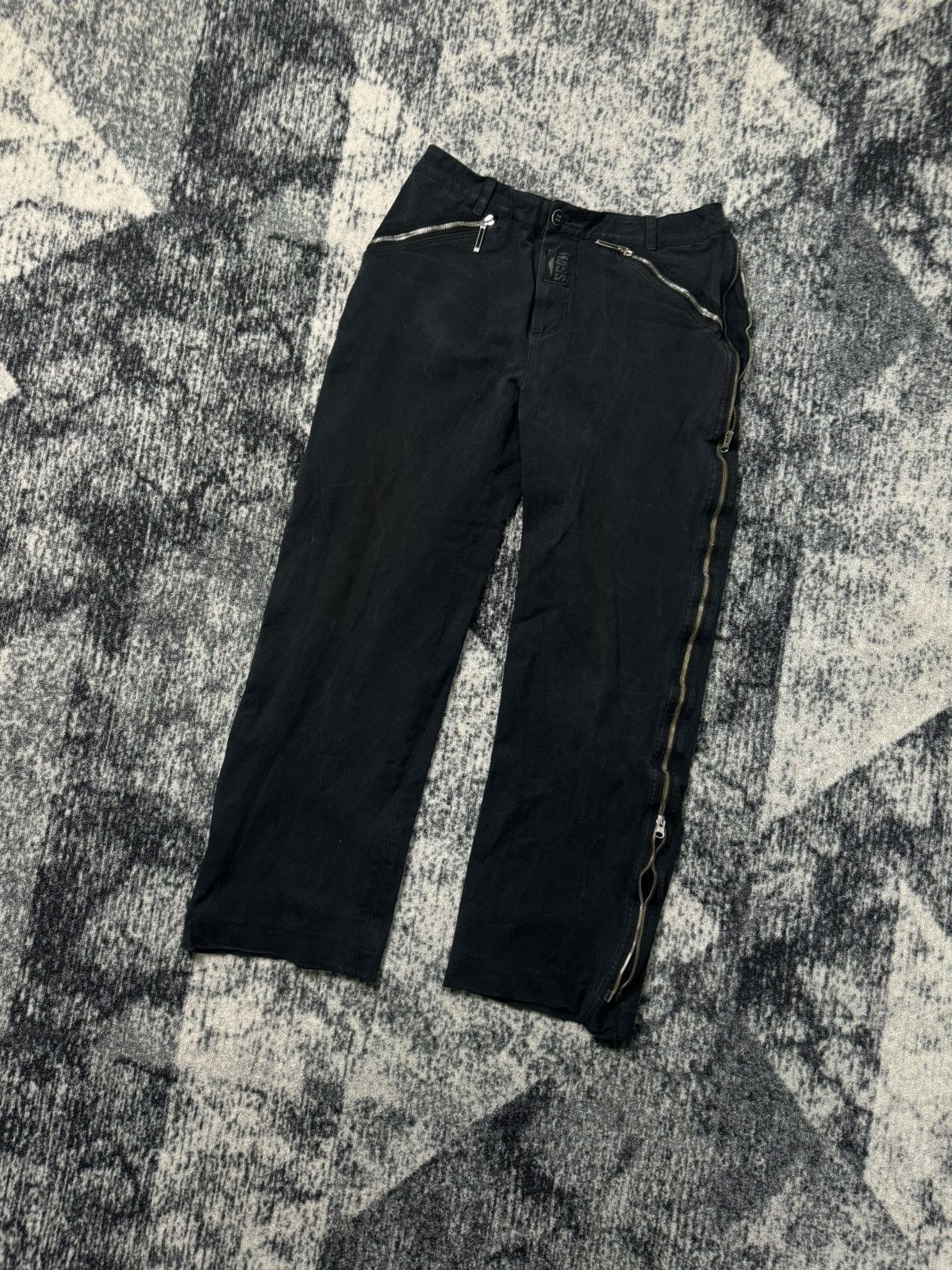 Vintage Transcontinents trans continents zipped bondage punk jeans Size US 32 / EU 48 - 1 Thumbnail