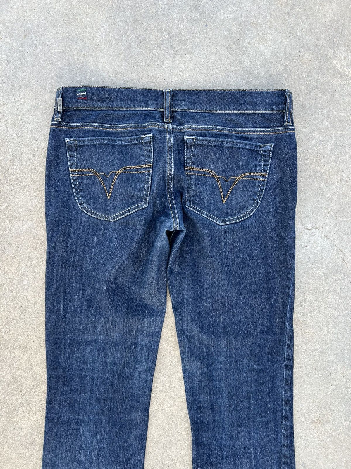 Diesel Diesel Liv Flared Denim Pants Size 31" - 3 Thumbnail
