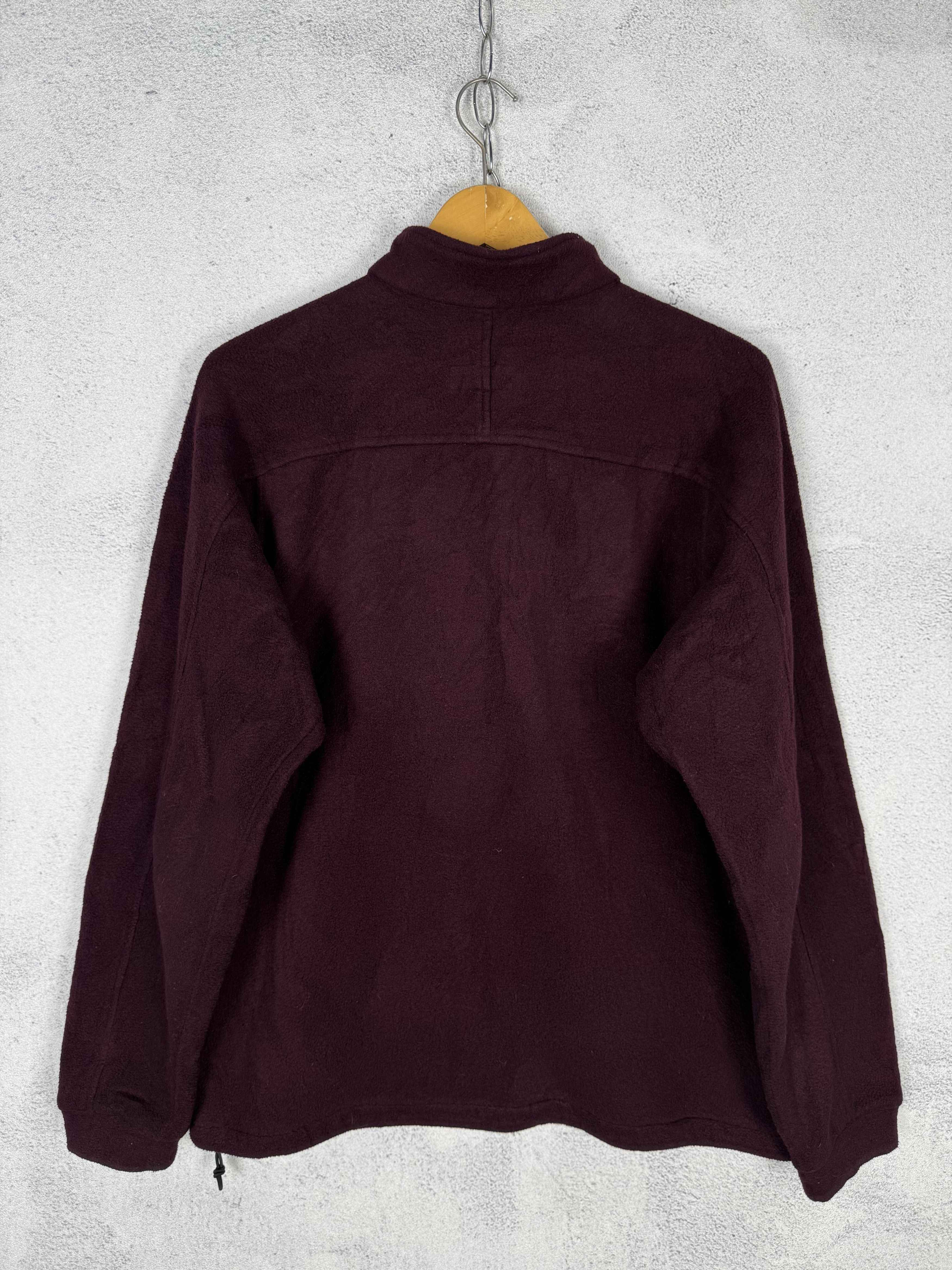 Supreme Vintage 2000 Supreme Polartec Fleece Zip Up Jacket Burgundy Size US M / EU 48-50 / 2 - 3 Thumbnail