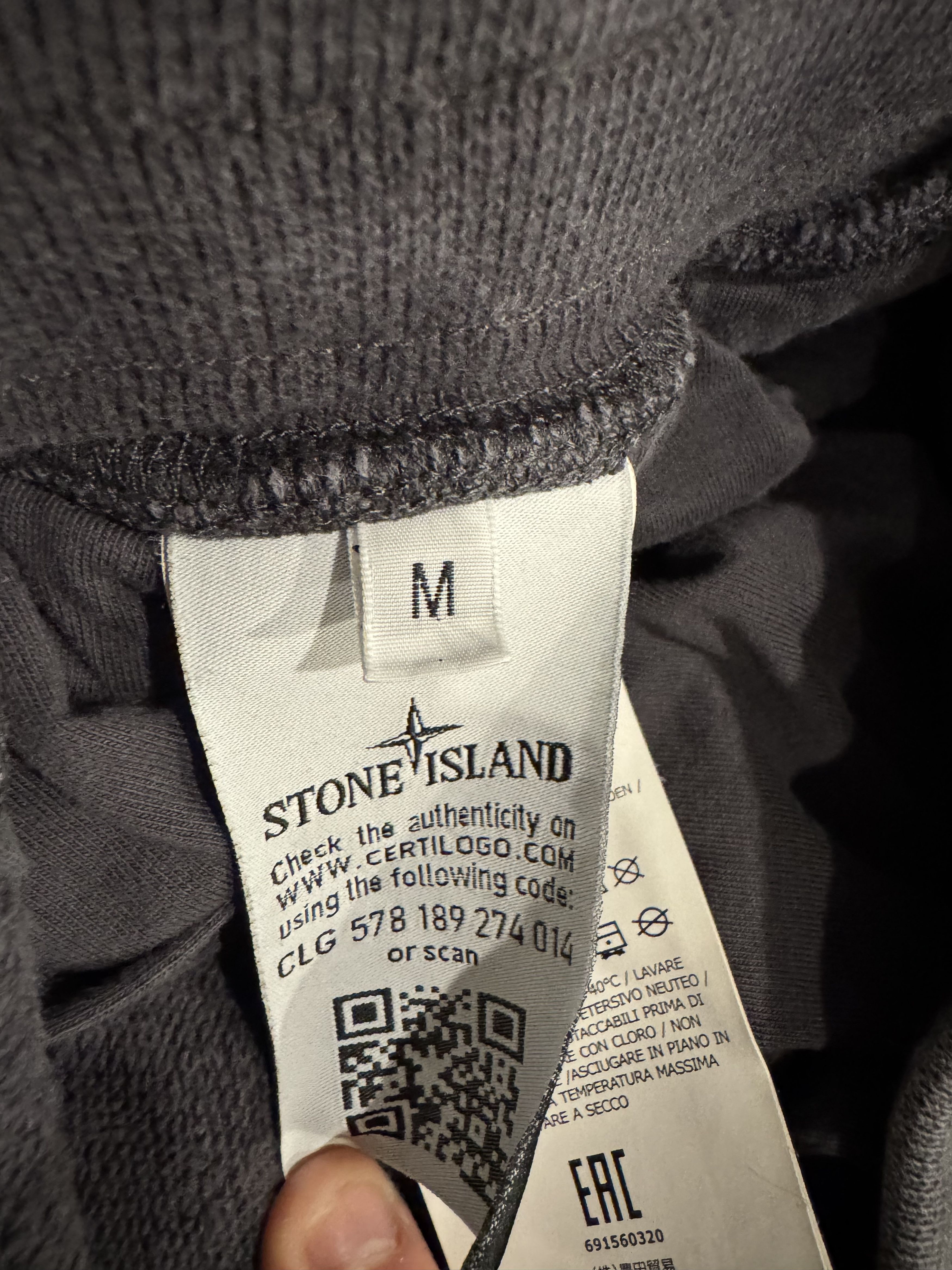 Stone Island Gray Stone Island Sweatpants Size US 33 - 4 Thumbnail