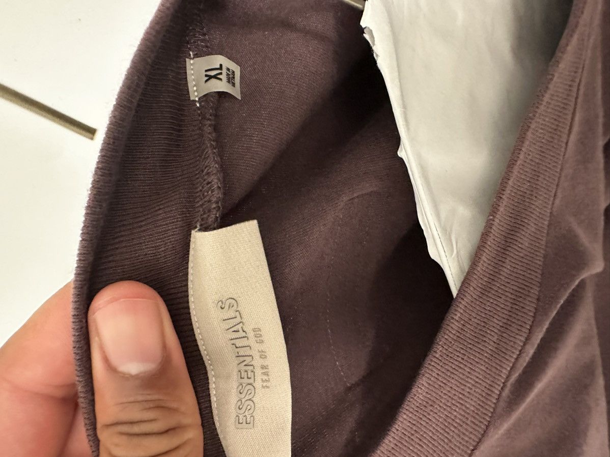Essentials Fear of God Essentials Tee Plum Size US XL / EU 56 / 4 - 5 Thumbnail