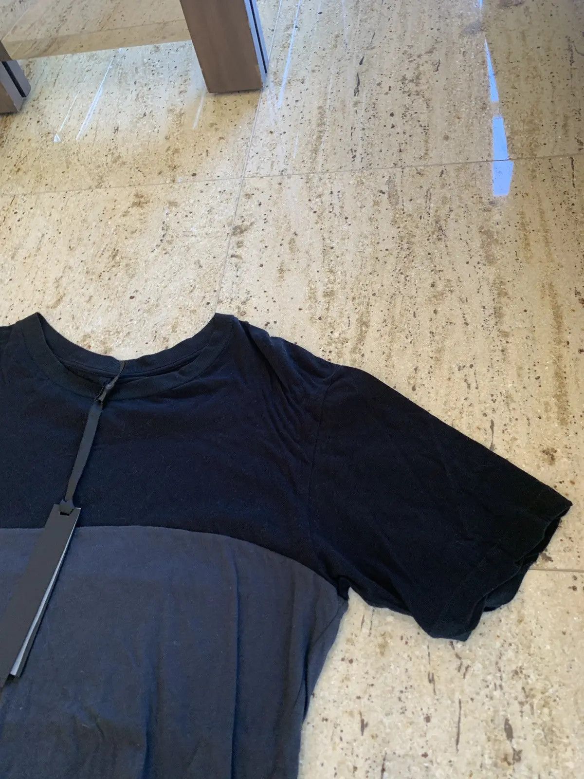 Ben Taverniti Unravel Project o1rshd1 L Jersey Double Hybrid Tee in Black Size US S / EU 44-46 / 1 - 4 Thumbnail