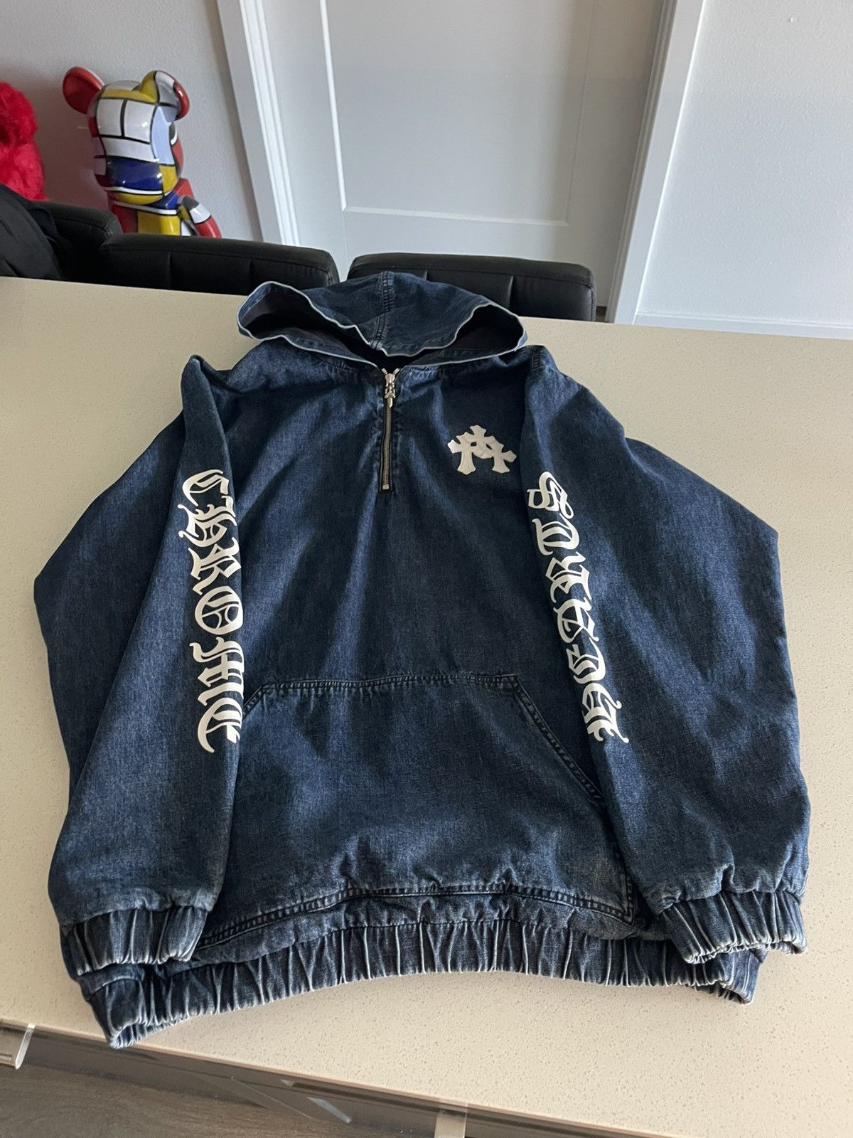 Chrome Hearts Chrome Hearts Denim Half Zip Size US XL / EU 56 / 4 - 1 Thumbnail
