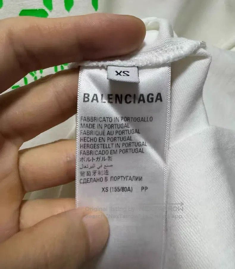 Balenciaga Balenciaga 520 round neck loose short sleeve Size US XS / EU 42 / 0 - 4 Thumbnail