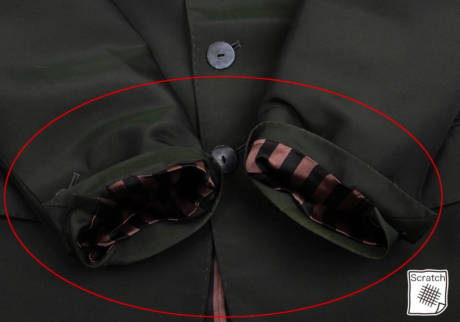 Jean Paul Gaultier Striped Lining Jacket in Deep Green Size 48 Size US M / EU 48-50 / 2 - 8 Thumbnail