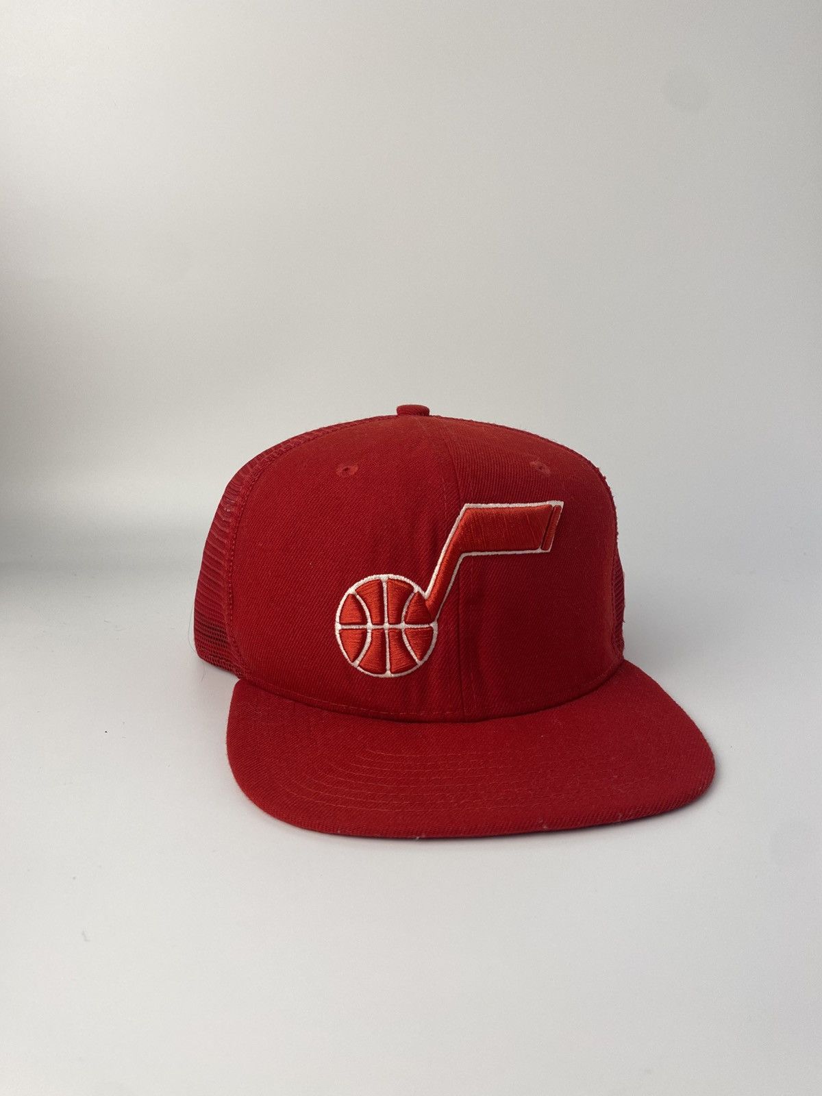 NBA × New Era Utah Jazz Trucker Cap Hat 9Fifty New era cap red Mesh Size ONE SIZE - 2 Thumbnail