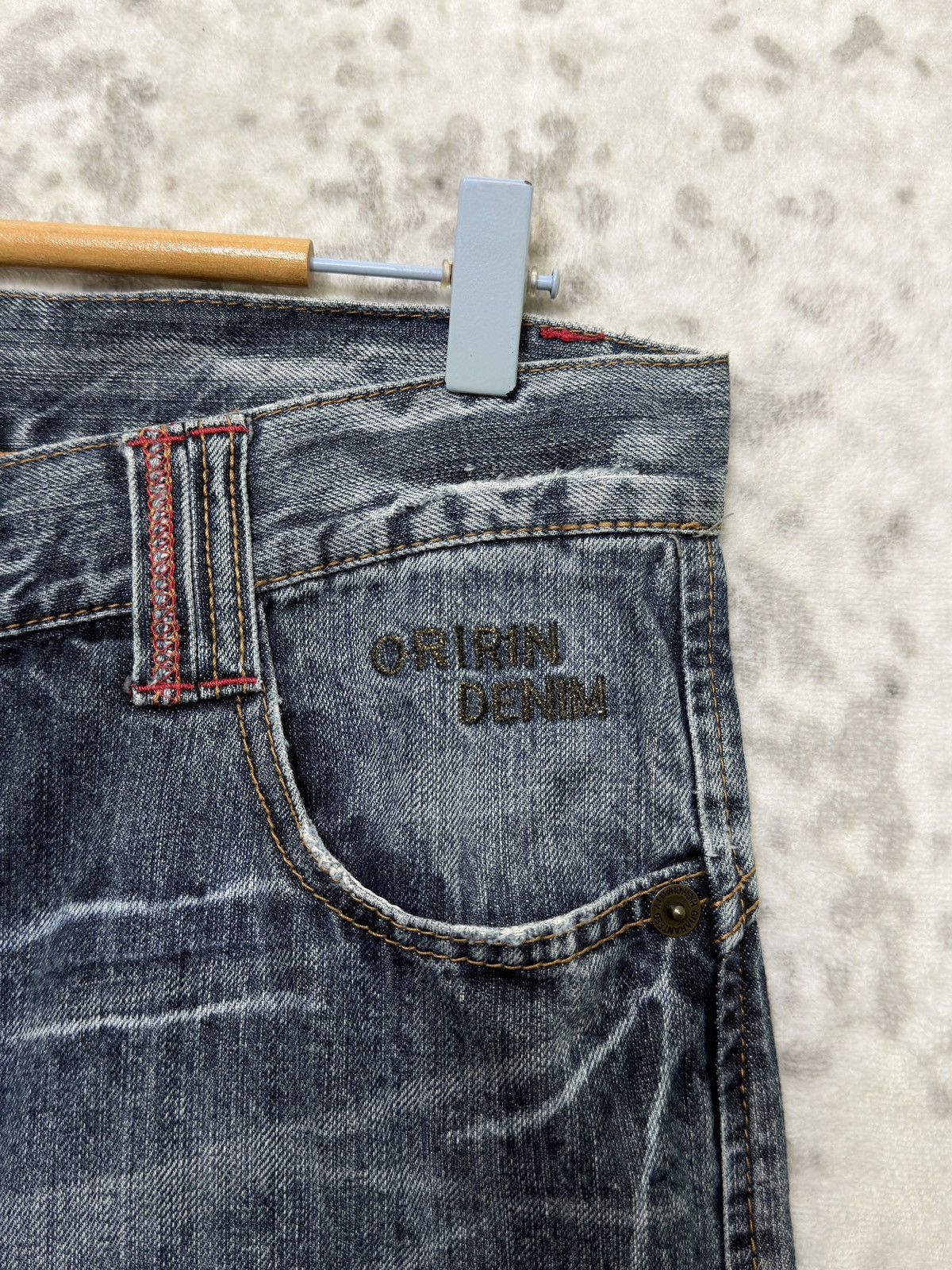 Hysteric Glamour Vintage Oririn Y2K Embroidered Straight Leg Denim Jeans Size US 31 - 8 Thumbnail