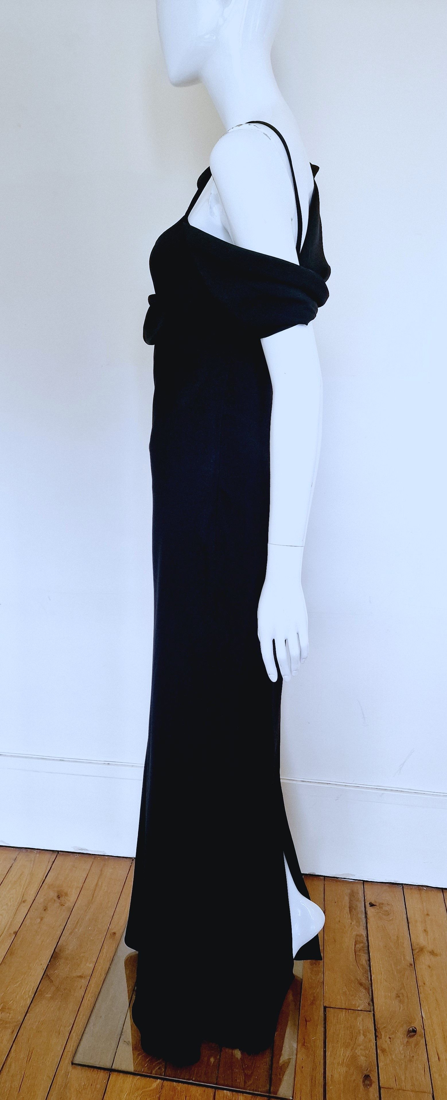 John Galliano John Galliano Runway 2016 FW Look Show 3 Black Dress Size M / US 6-8 / IT 42-44 - 8 Thumbnail