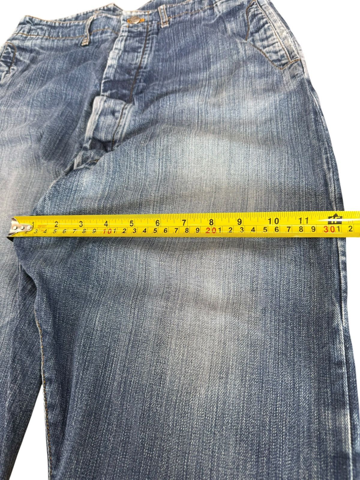 Vivienne Westwood Vivienne Westwood Blue Wash Button Opening Leg Style Jeans Size US 32 / EU 48 - 11 Thumbnail