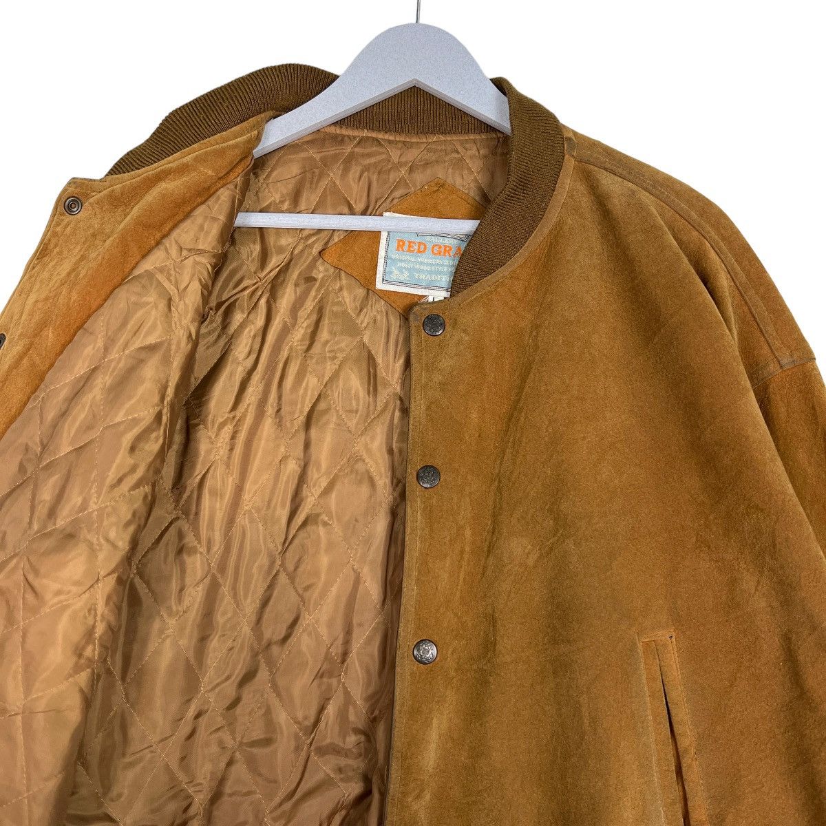 Japanese Brand 🔥 VINTAGE RED GRAPE AMBITIOUS VELVET BOMBER JACKET Size US M / EU 48-50 / 2 - 10 Thumbnail