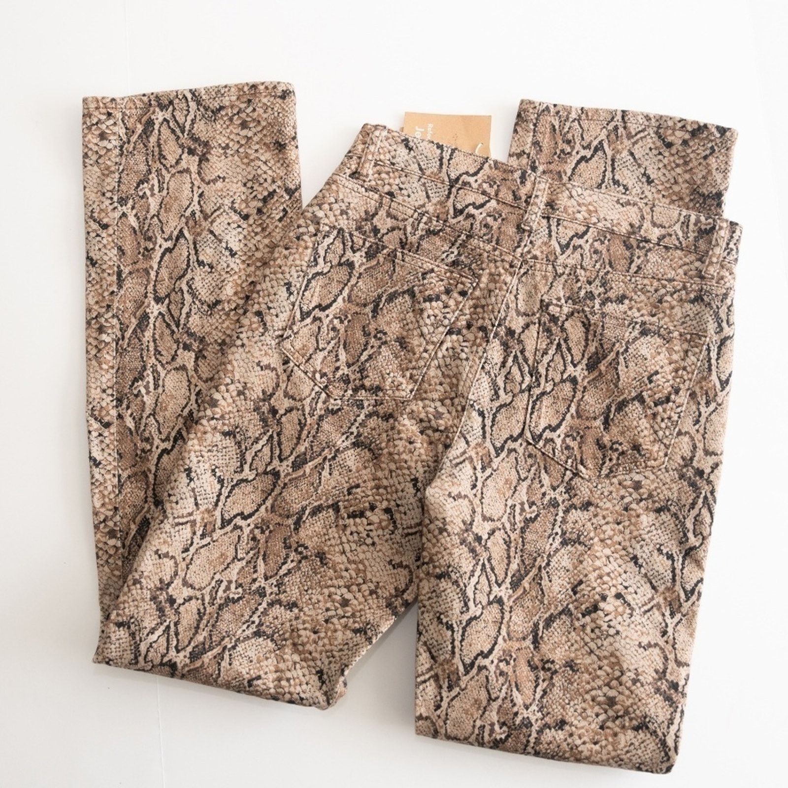 Reformation Reformation. Peyton Snake High Rise Bootcut Jeans. Size 28" / US 6 / IT 42 - 8 Thumbnail