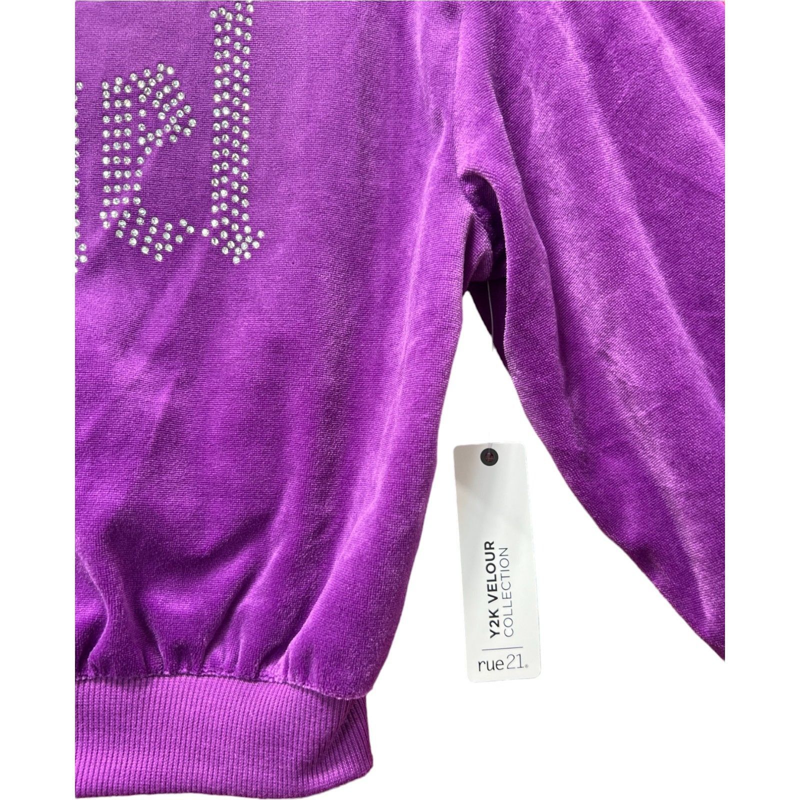 rue21 Rue 21 - Women's Long Sleeve Hooded Sweater - Purple - Small Size S / US 4 / IT 40 - 12 Thumbnail