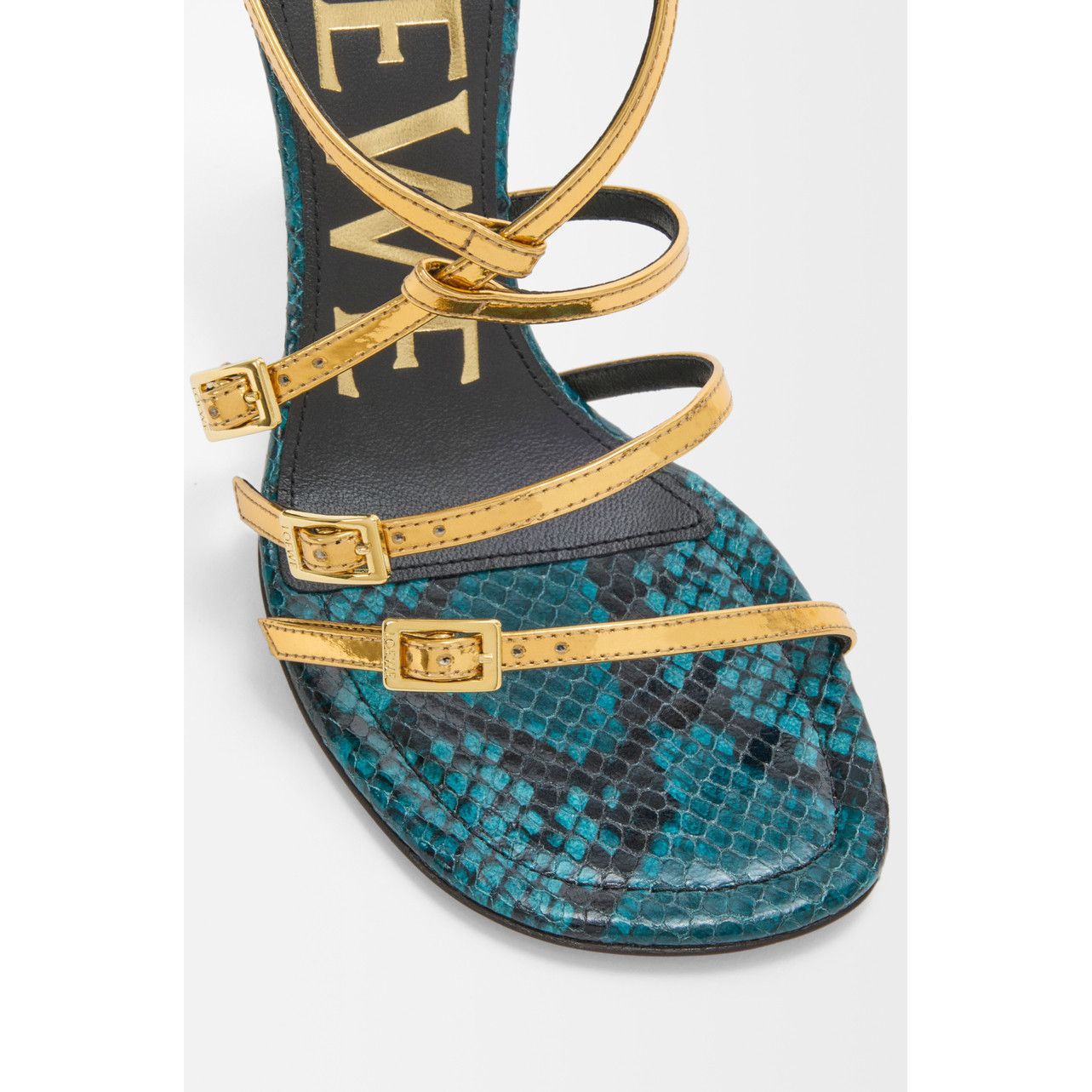 Loewe LOEWE $1800 Comic Gold/Multicolor Sandals New & Authentic (W Size US 6 / IT 36 - 5 Thumbnail