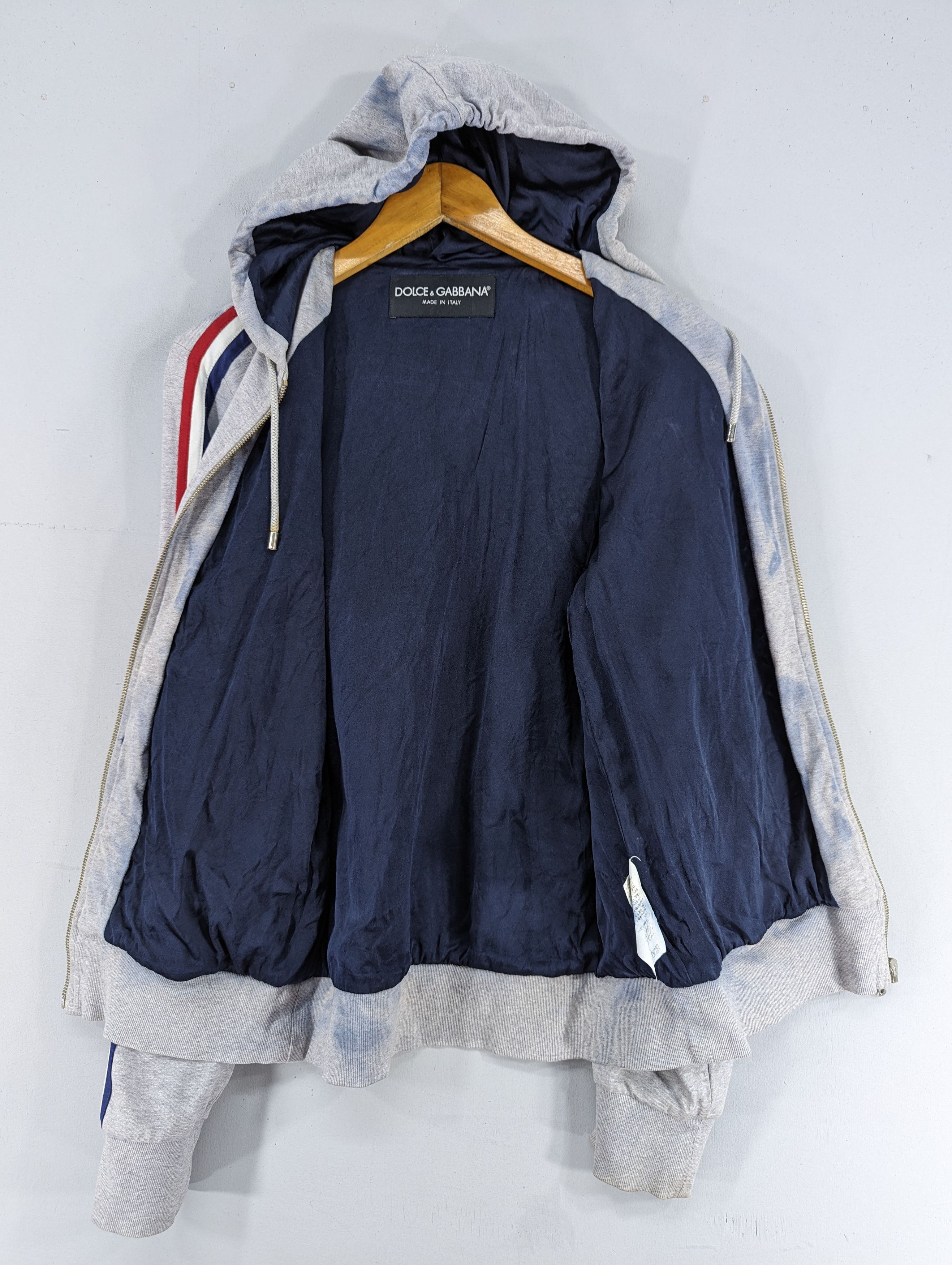 Dolce & Gabbana Dolce&Gabanna Zipper Hoodie Distressed Size US M / EU 48-50 / 2 - 11 Thumbnail