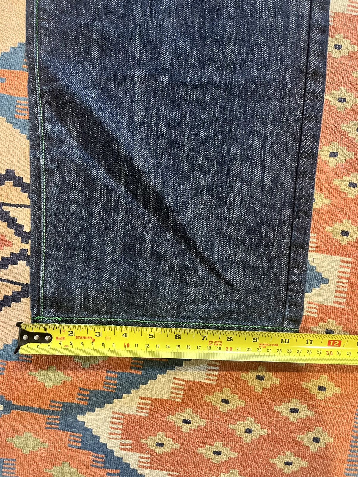 Vintage Vintage Y2K JNCO style wide leg baggy denim embroidered RARE Size US 36 / EU 52 - 7 Thumbnail