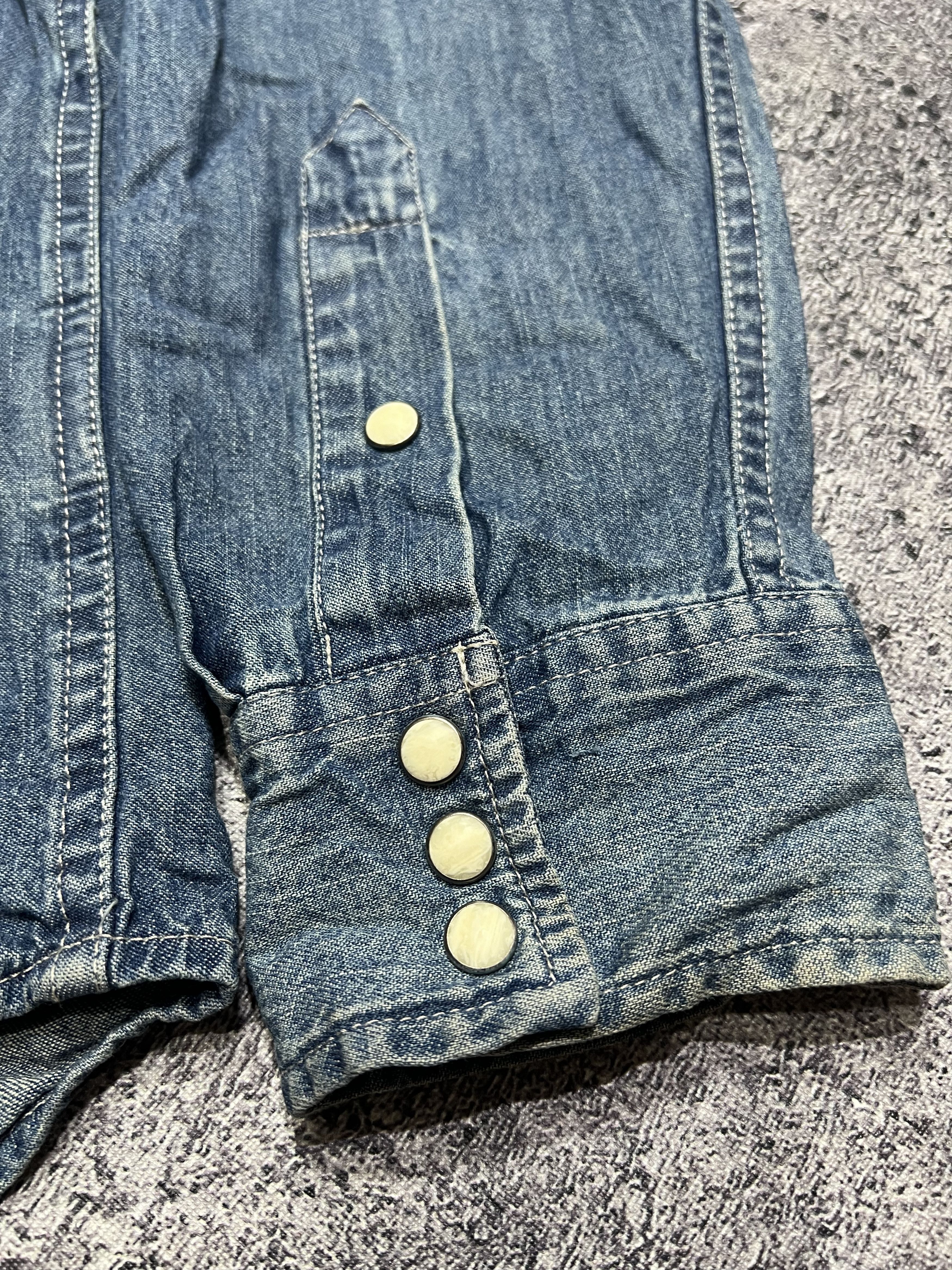 Kapital 2000s Archival Polo Ralph Lauren RRL Denim Jeans Shirt y2k Size US L / EU 52-54 / 3 - 4 Thumbnail