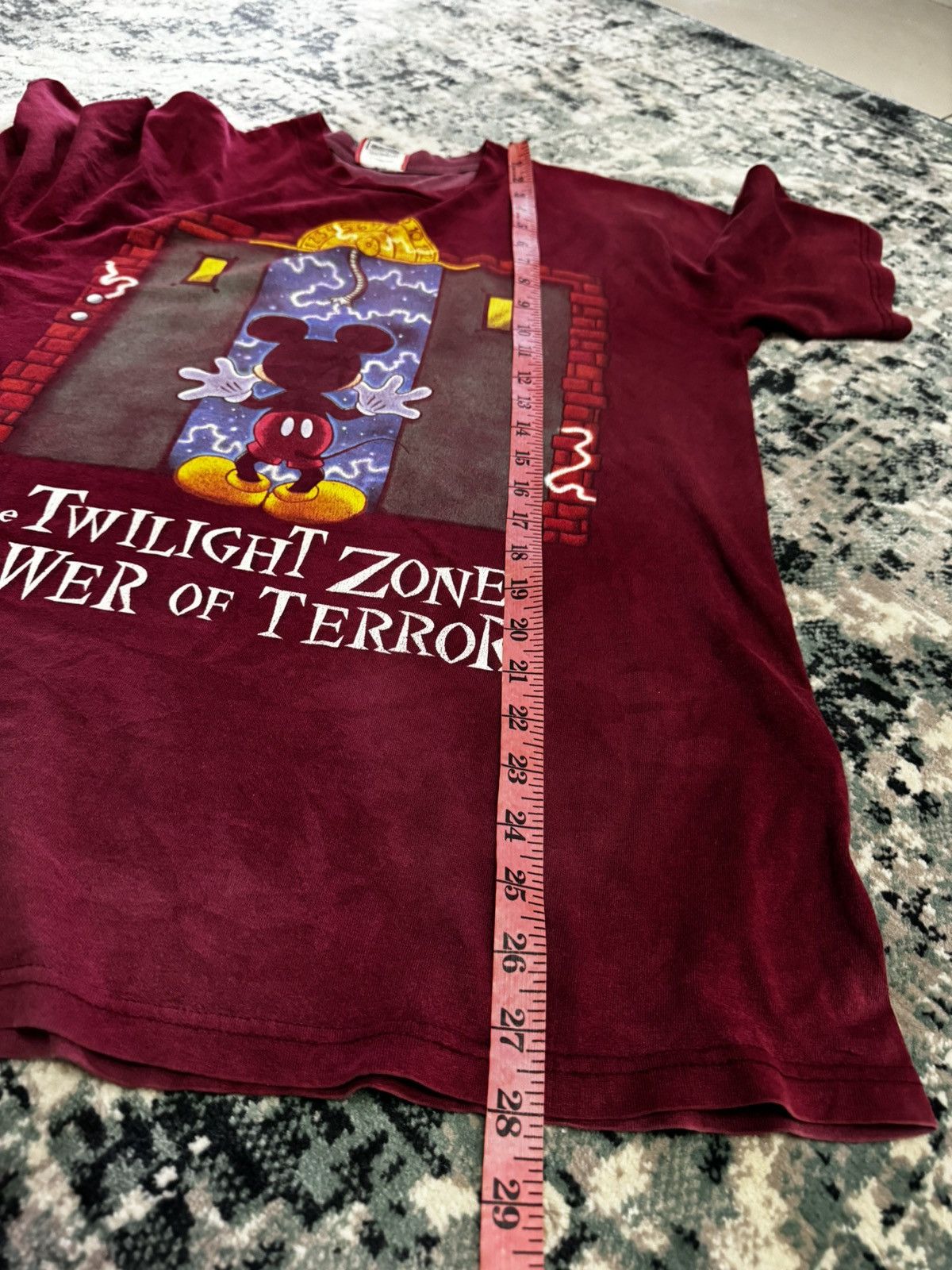 Disney MICKEY MOUSE THE TWILIGHT ZONE TOWER OF TERROR SHIRT Size US M / EU 48-50 / 2 - 9 Thumbnail