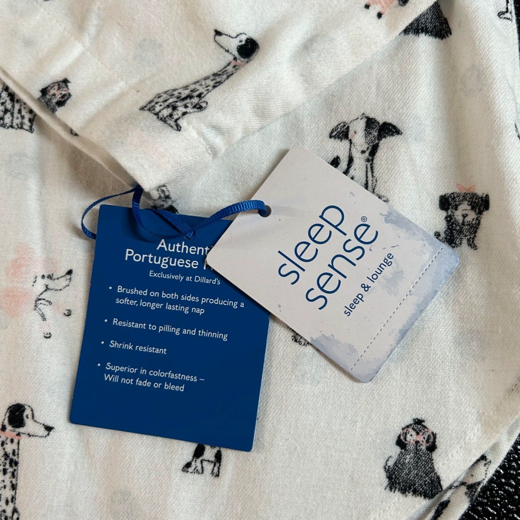 Vintage Sleep Sense Dog Print Pajama Top Flannel Sleepwear Button Up White Womens S Size S / US 4 / IT 40 - 3 Thumbnail