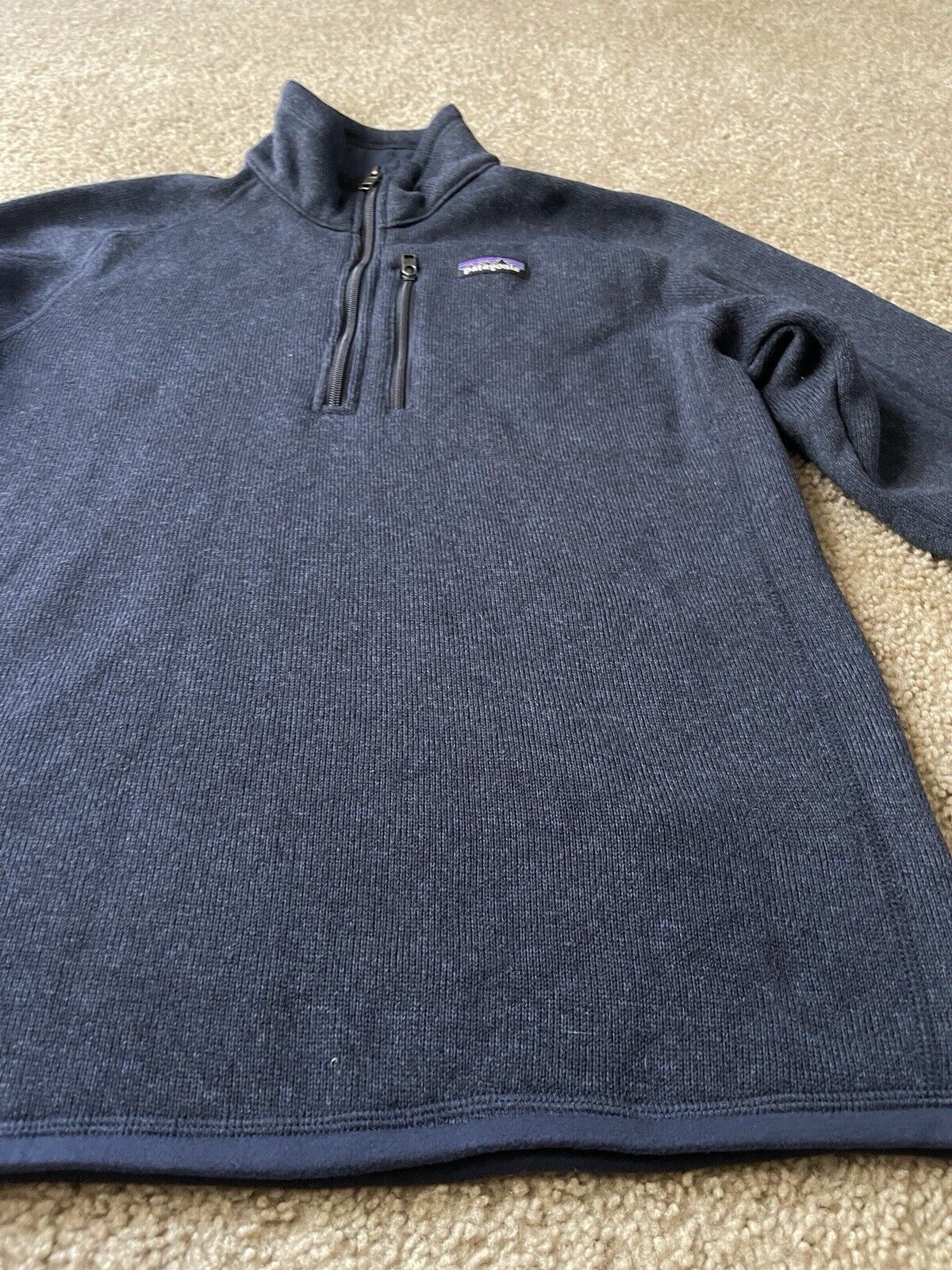 Patagonia Patagonia Fleece Sweater Men's 1/2 Zip Pullover Blue Navy S Size US S / EU 44-46 / 1 - 3 Thumbnail