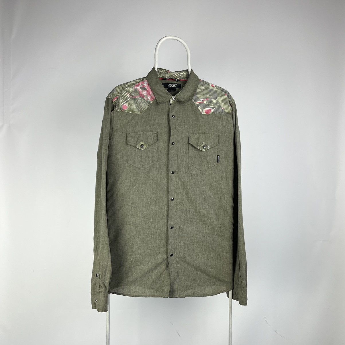 Diesel Diesel floral shirt buckle size XLarge Size US XL / EU 56 / 4 - 1 Thumbnail