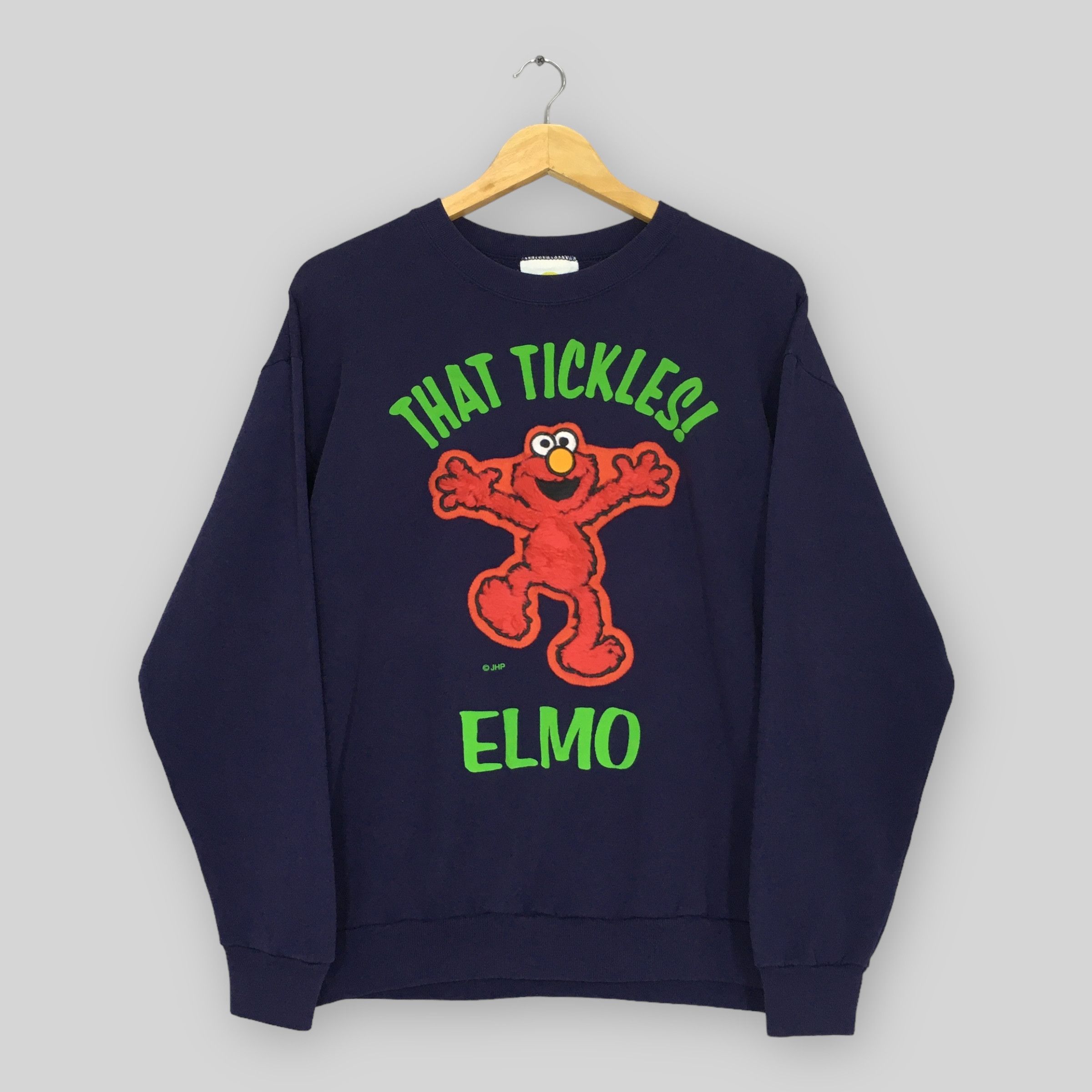 Cartoon Network × Kaws × Vintage Vintage Elmo Sesame Street Blue Sweatshirt Large Size US L / EU 52-54 / 3 - 1 Thumbnail