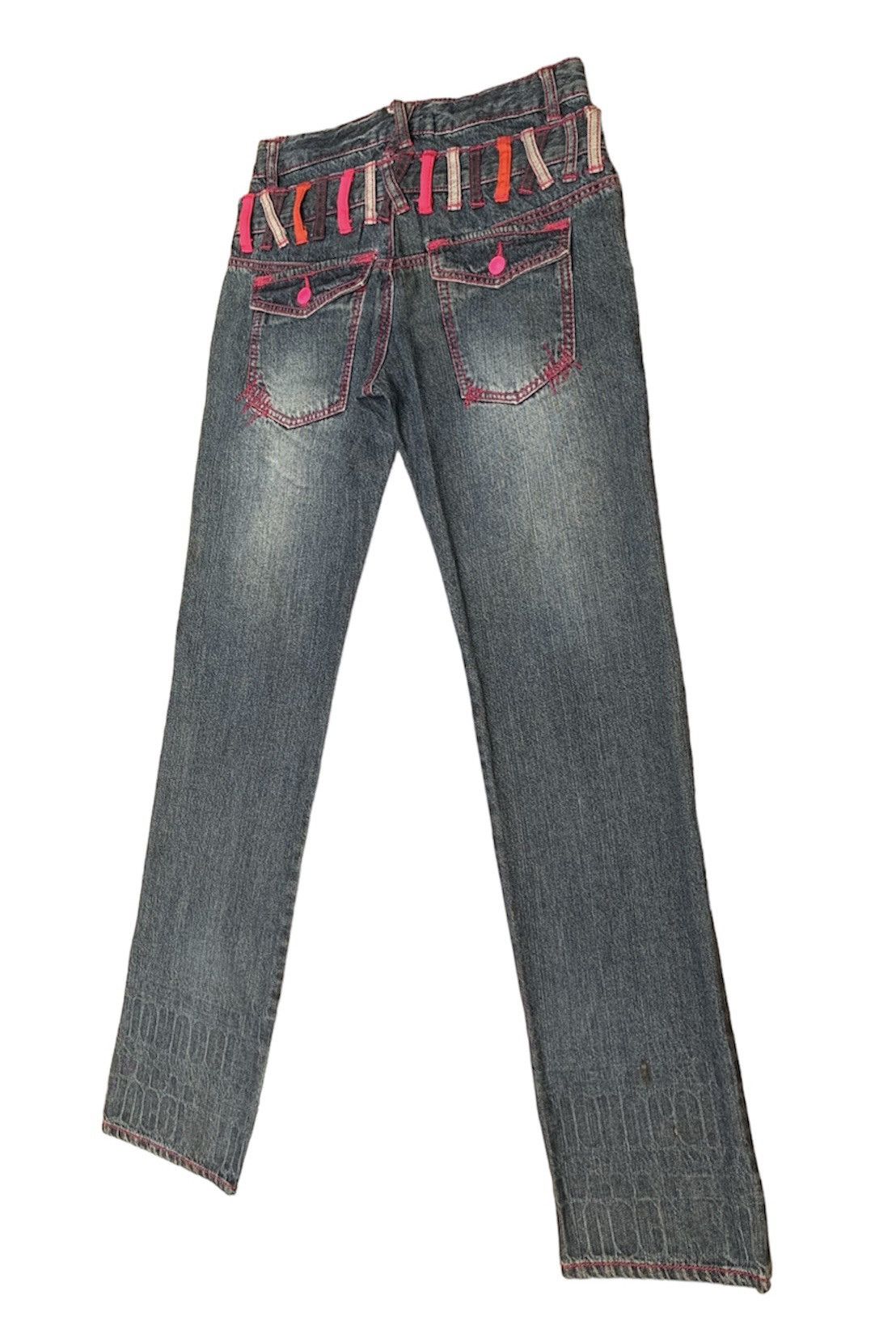Fiorucci Rare.. Fiorucci Double Waist ZipperJean Pants Size US 28 / EU 44 - 5 Thumbnail