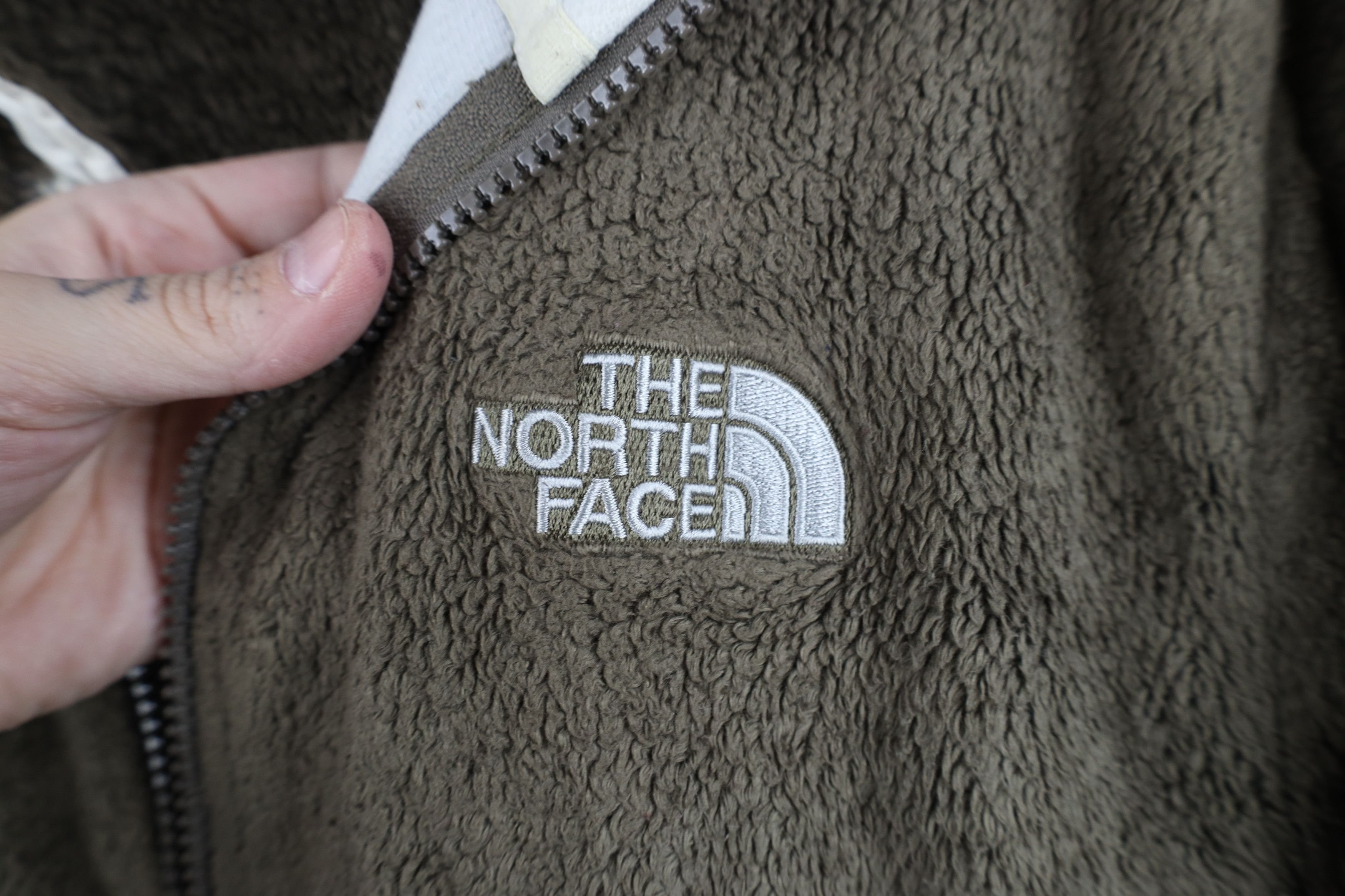 The North Face Vintage The North Face Shag Monkey Fleece Jacket Brown Size L / US 10 / IT 46 - 4 Thumbnail