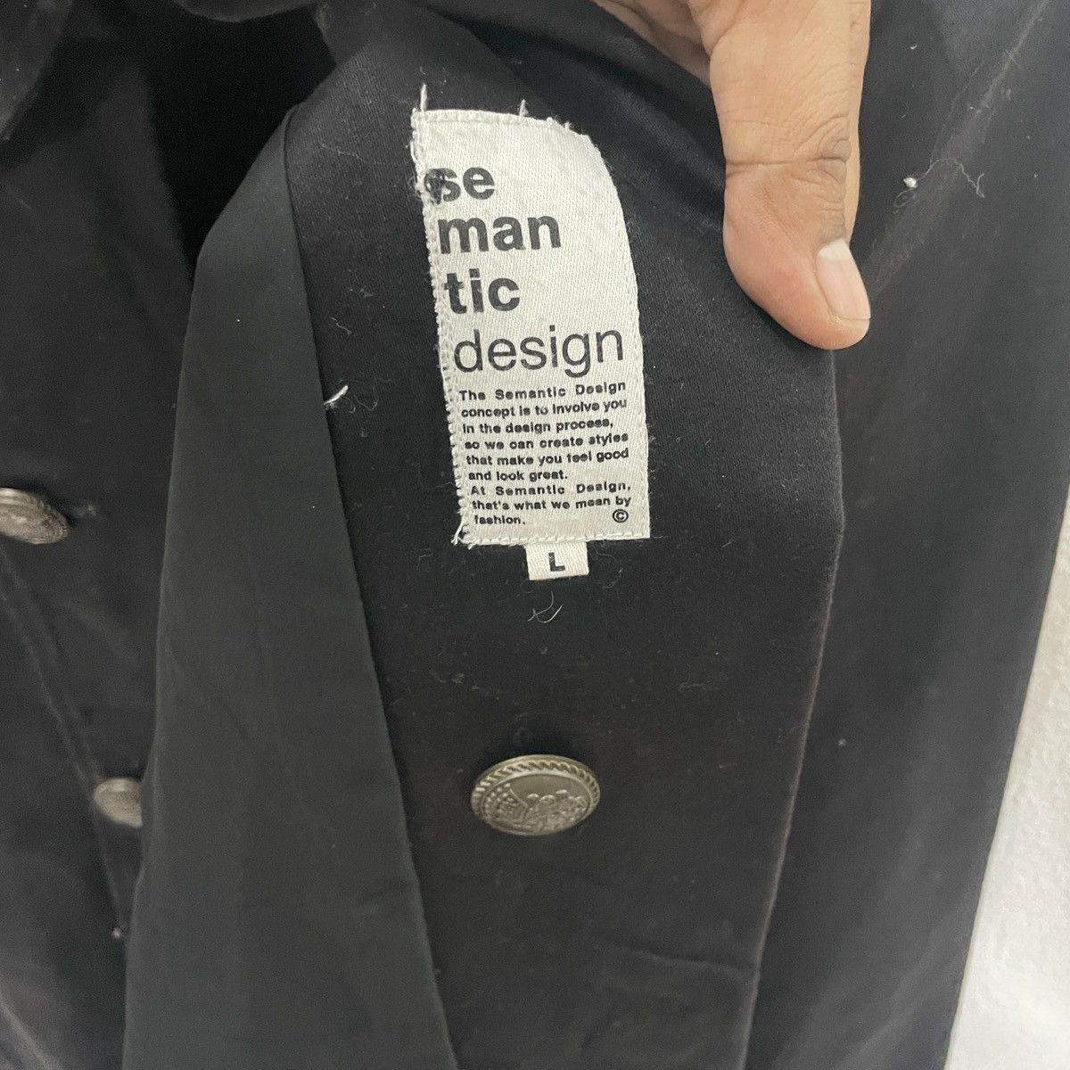 semanticdesign Vintage Sematic Design Rare Design Jacket Size L / US 10 / IT 46 - 5 Thumbnail